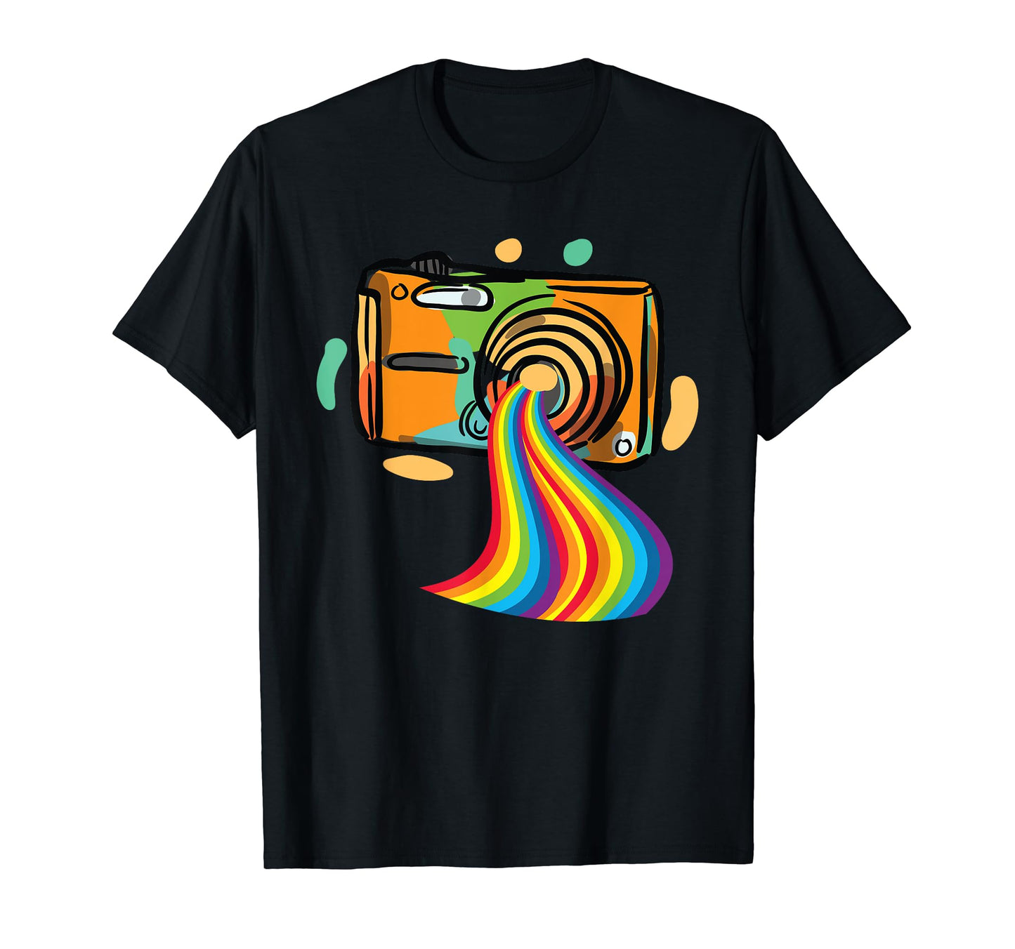 Photography Rainbow Photographer T-Shirt - Minimalist Print for Adults - T-Shirt, Sweatshirt, Hoodie
