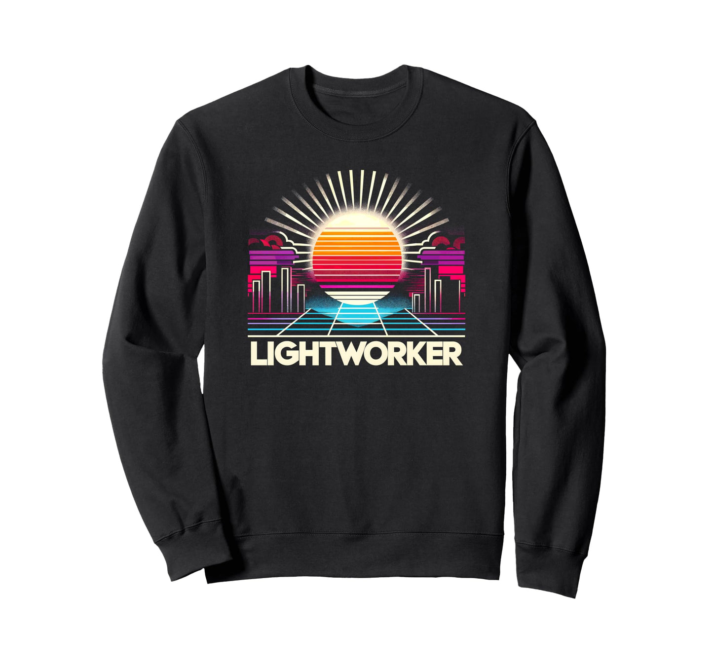 Lightworker Sun Urban Spiritual Sweatshirt - Fun Novelty Design Unisex - T-Shirt, Sweatshirt, Hoodie