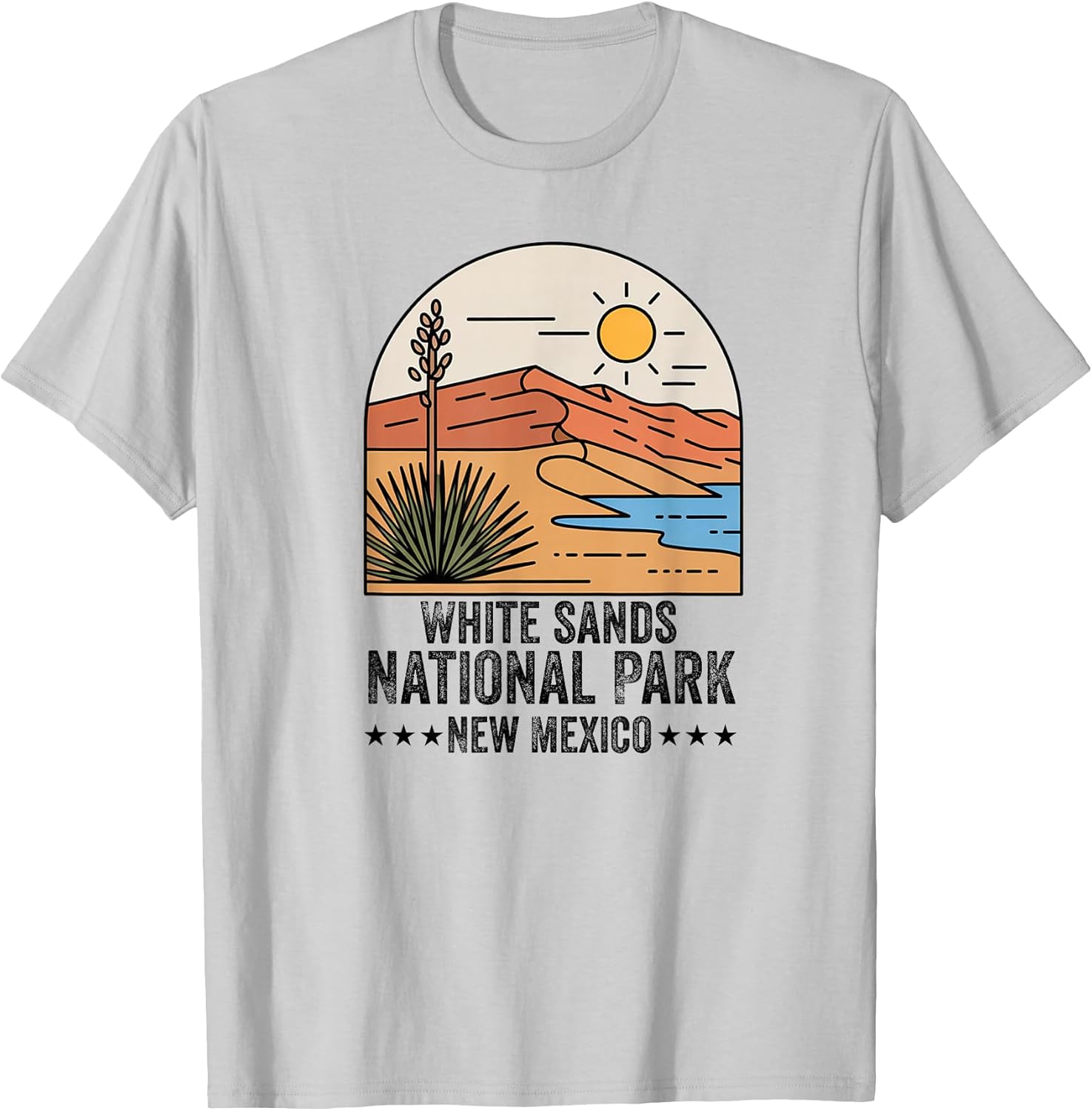 White Sands National Park Merch Apparel - Adult & Kids T-Shirts, Sweatshirts & Hoodies apparel design preview 1