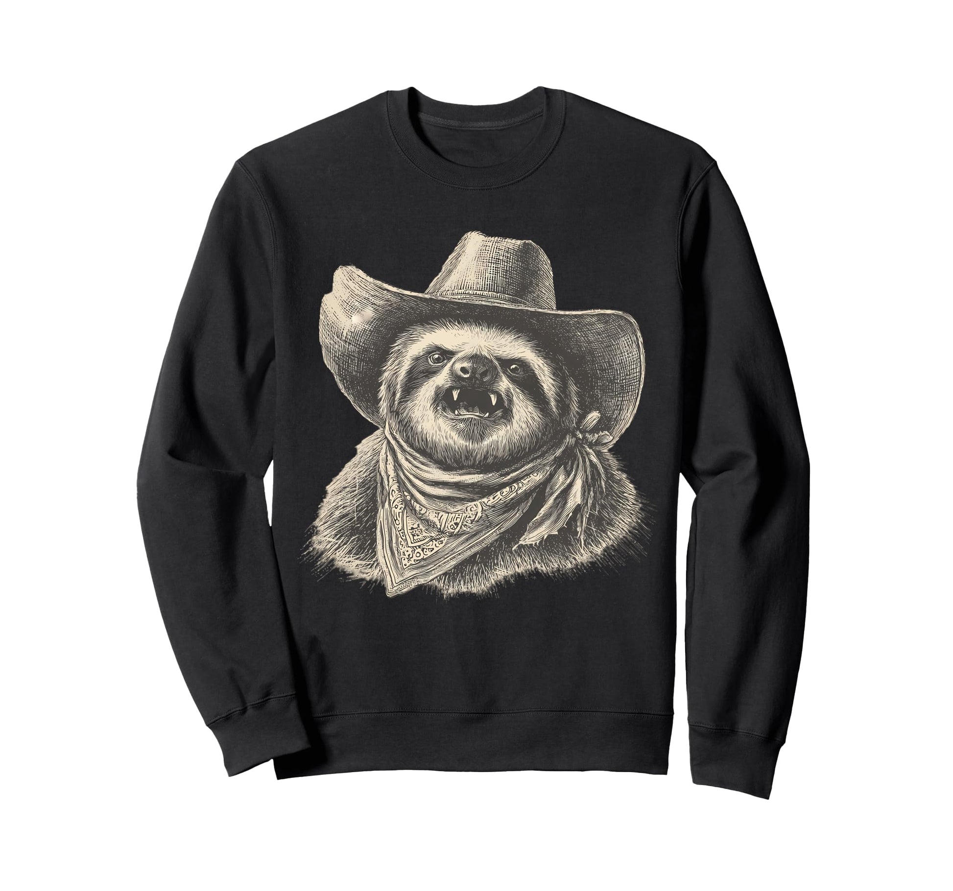 Sloth Cowboy Rodeo Cowgirl Western Sweatshirt - Trendy Graphic Men Women - T-Shirt, Sweatshirt, Hoodie