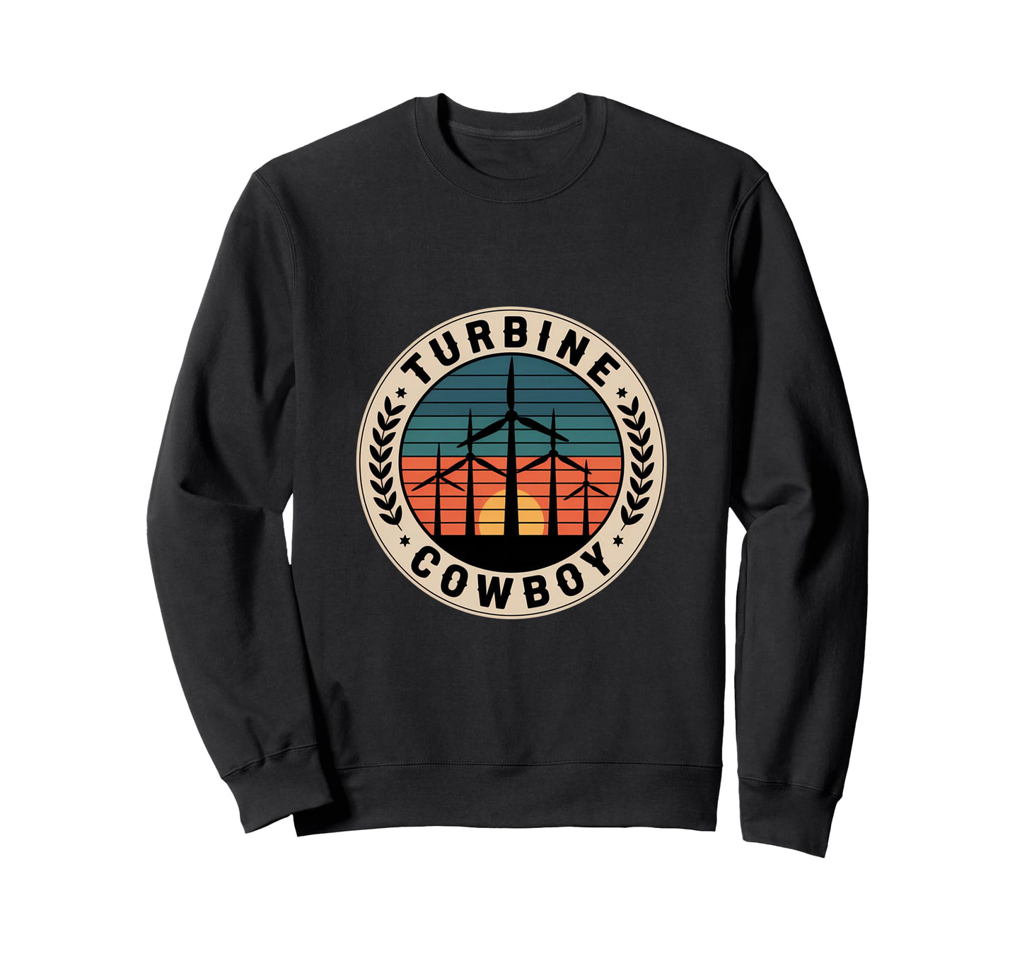 Turbine Cowboy Funny Badge Sweatshirt - Streetwear Style Men Women - T-Shirt, Sweatshirt, Hoodie