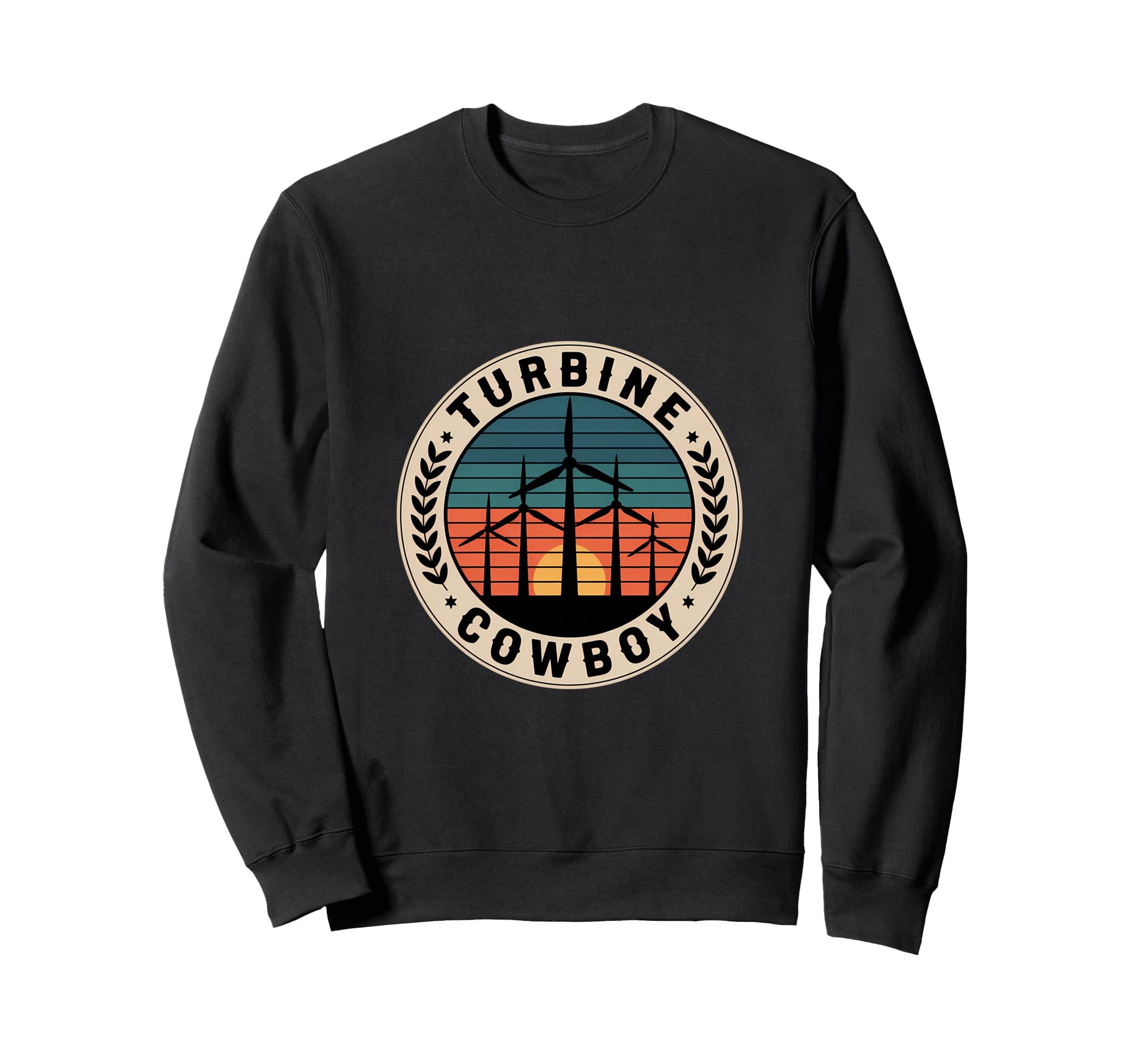Turbine Cowboy Funny Badge Sweatshirt - Streetwear Style Men Women - T-Shirt, Sweatshirt, Hoodie