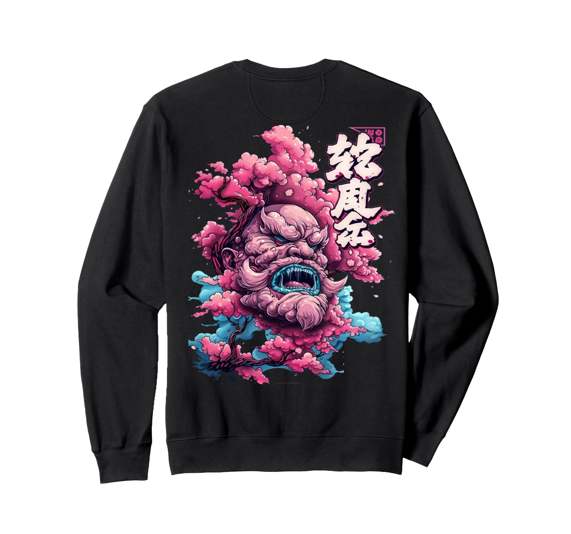 Backprint Japan Aesthetic Vaporwave Sweatshirt - Custom Art Print Unisex - T-Shirt, Sweatshirt, Hoodie