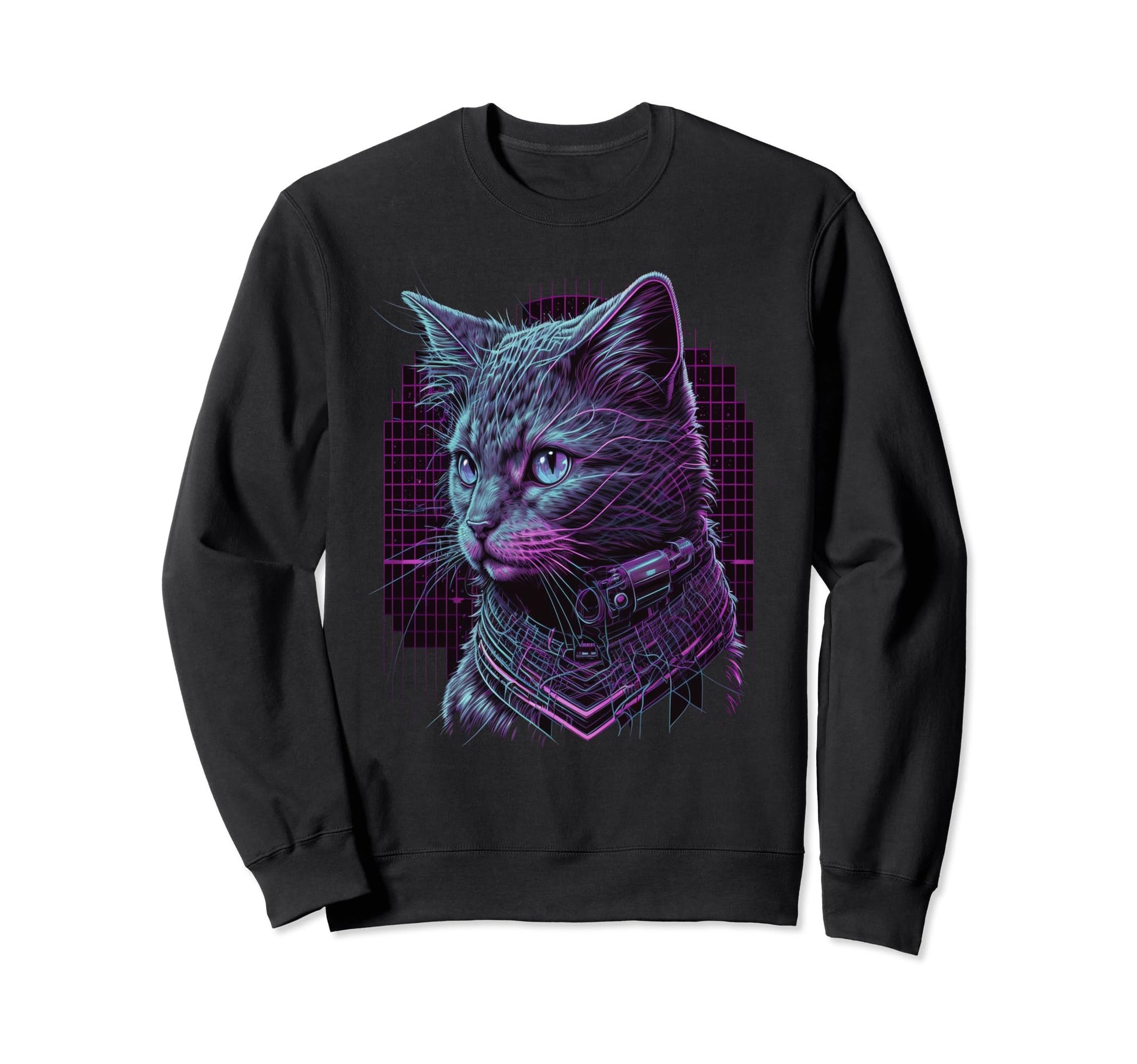 Vaporwave Aesthetic Futuristic Sweatshirt - Graphic Print Men Women - T-Shirt, Sweatshirt, Hoodie