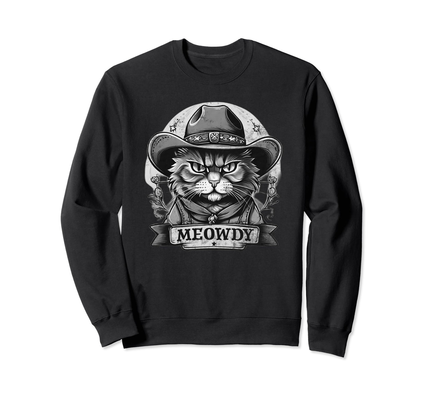 Meowdy Funny Cats Country Music Sweatshirt - Aesthetic Graphic Men Women - T-Shirt, Sweatshirt, Hoodie