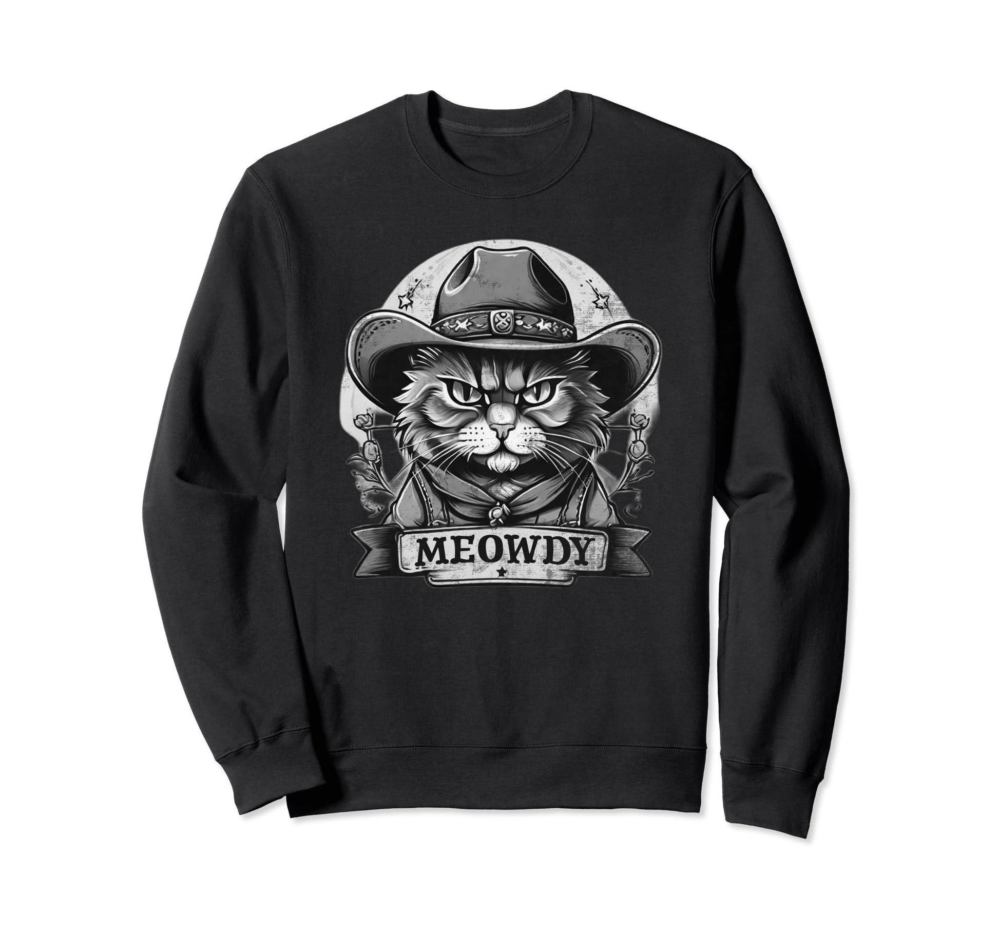 Meowdy Funny Cats Country Music Sweatshirt - Aesthetic Graphic Men Women - T-Shirt, Sweatshirt, Hoodie