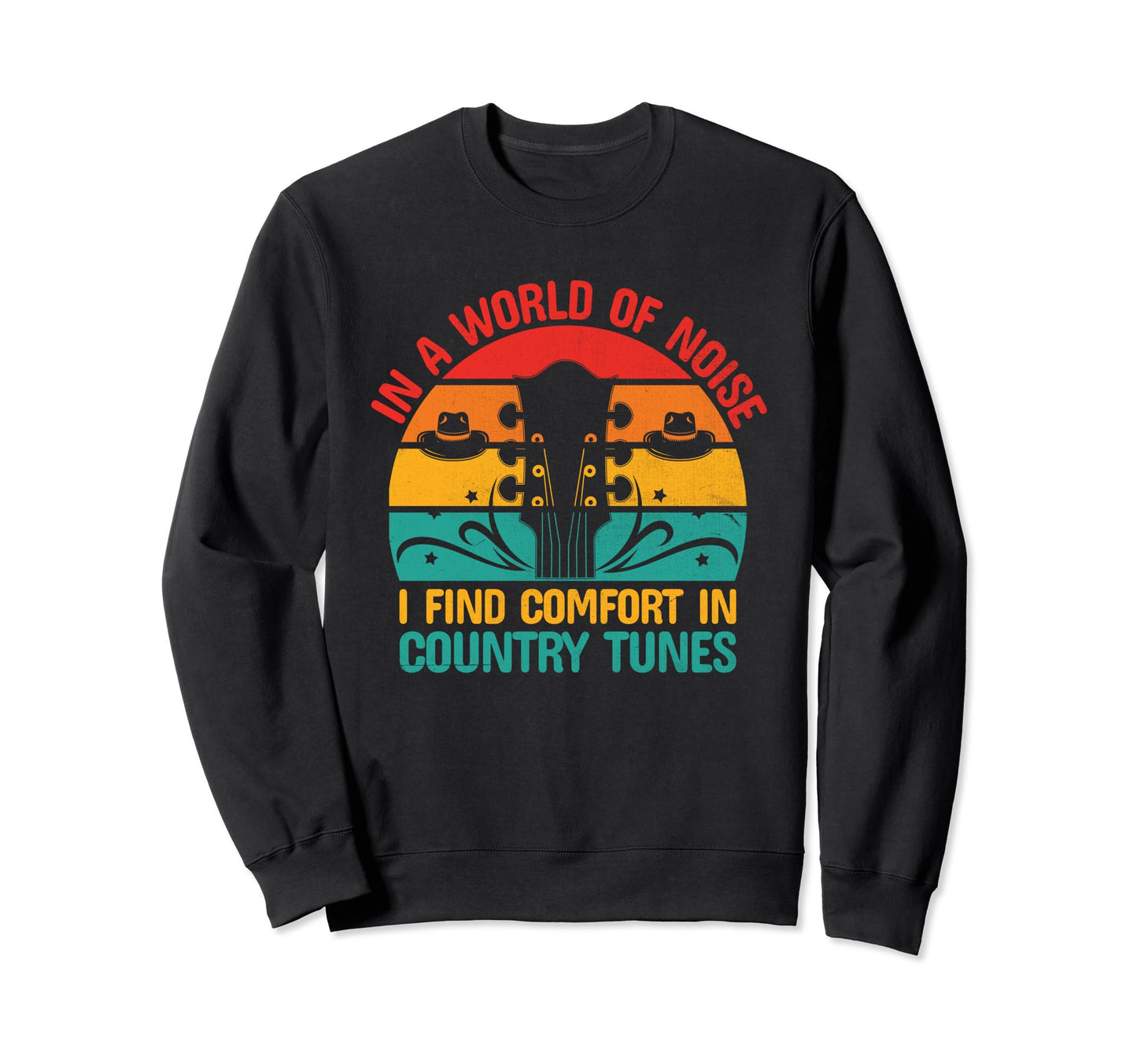 County Music Music Lover Western Sweatshirt - Graphic Print for Adults - T-Shirt, Sweatshirt, Hoodie