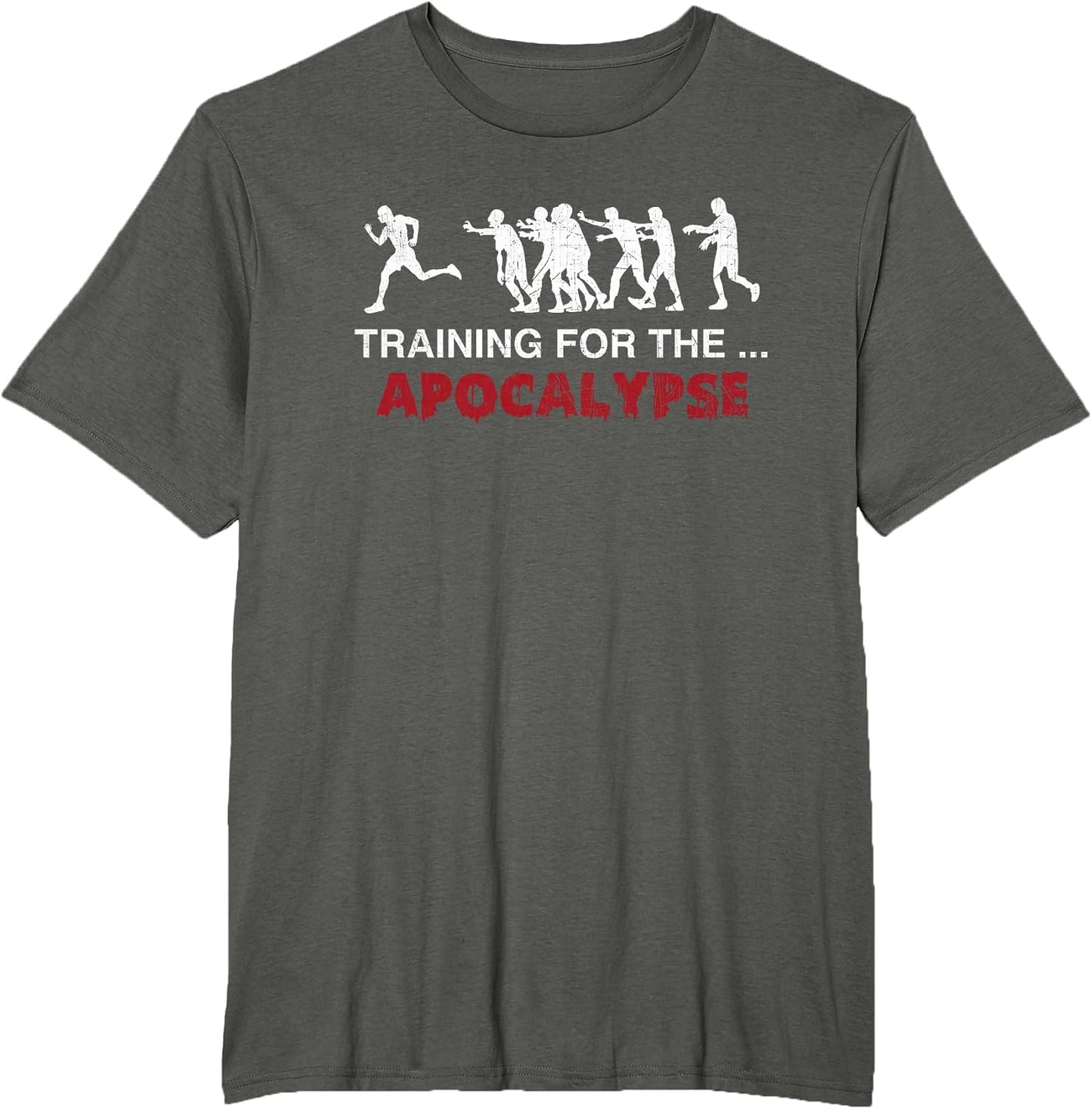 Runners Zombie Marathon Halloween - Adult & Kids T-Shirts, Sweatshirts & Hoodies apparel design preview 1