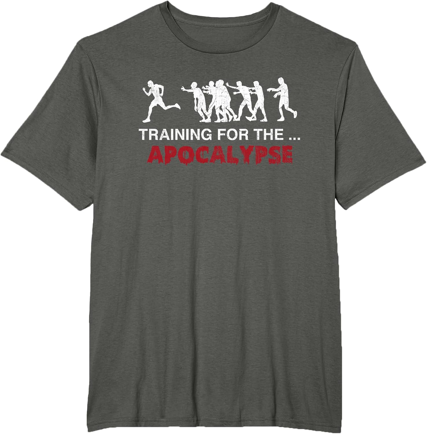 Runners Zombie Marathon Halloween - Adult & Kids T-Shirts, Sweatshirts & Hoodies apparel design preview 1