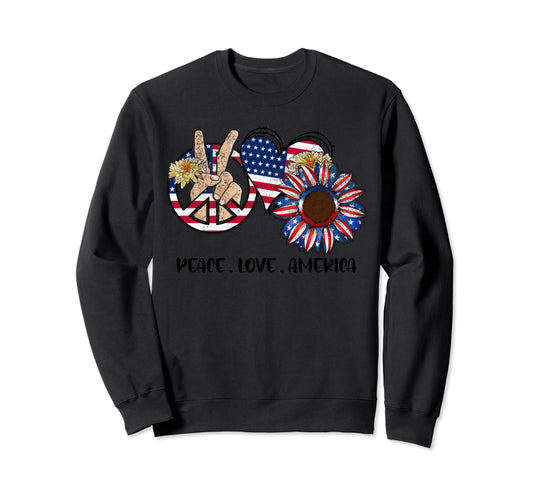 4Th July Independence Day Usa Sweatshirt - Casual Everyday Wear for Adults - T-Shirt, Sweatshirt, Hoodie