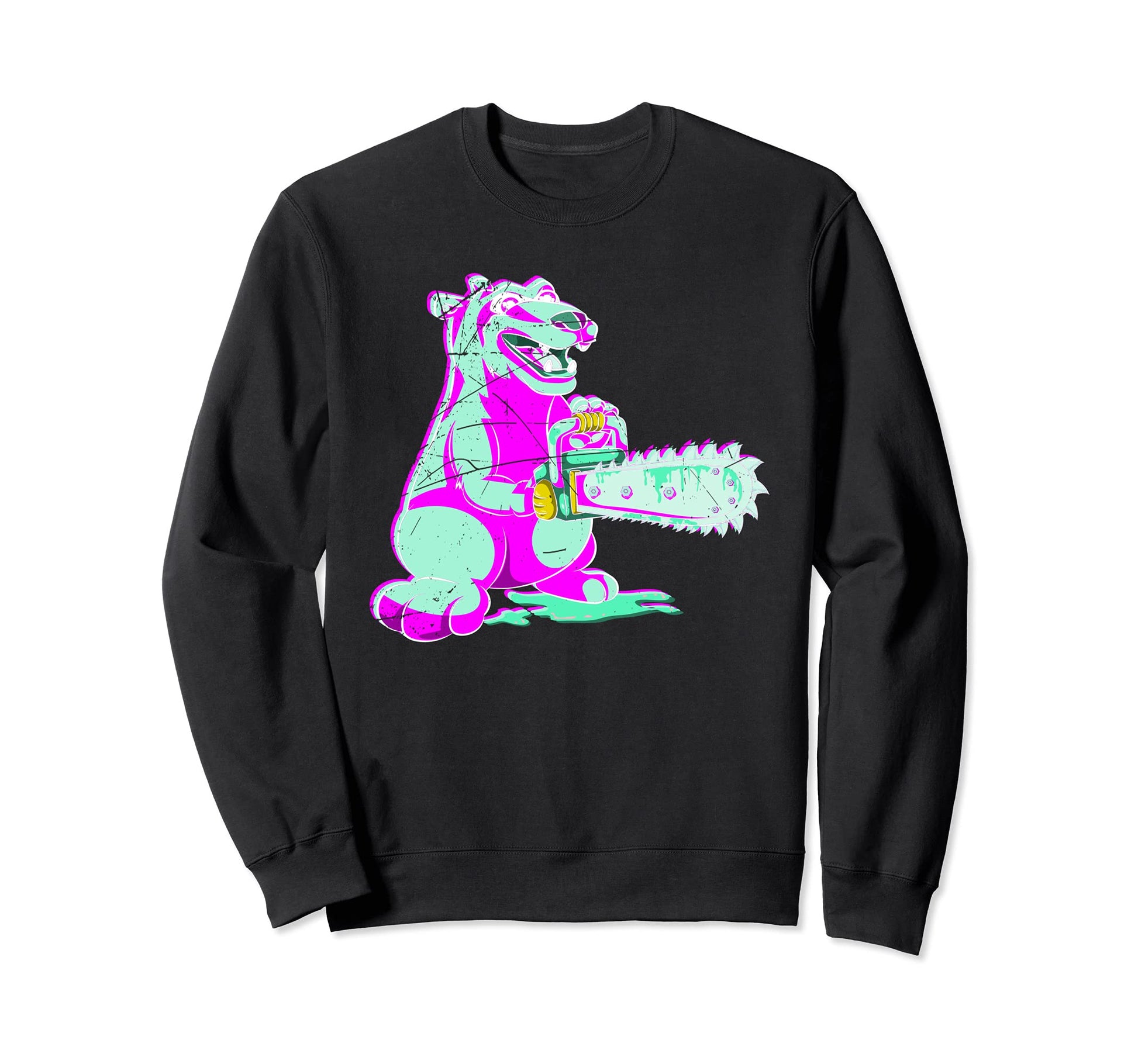 Creepy Arctica Animal Vaporwave Sweatshirt - Novelty Apparel Men Women - T-Shirt, Sweatshirt, Hoodie