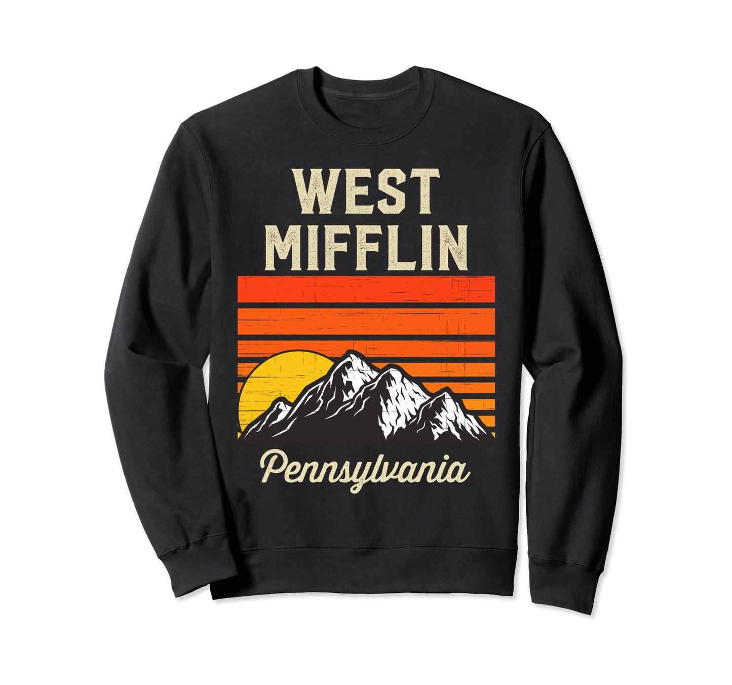 West Mifflin Pennsylvania City State Sweatshirt - Novelty Apparel Unisex - T-Shirt, Sweatshirt, Hoodie