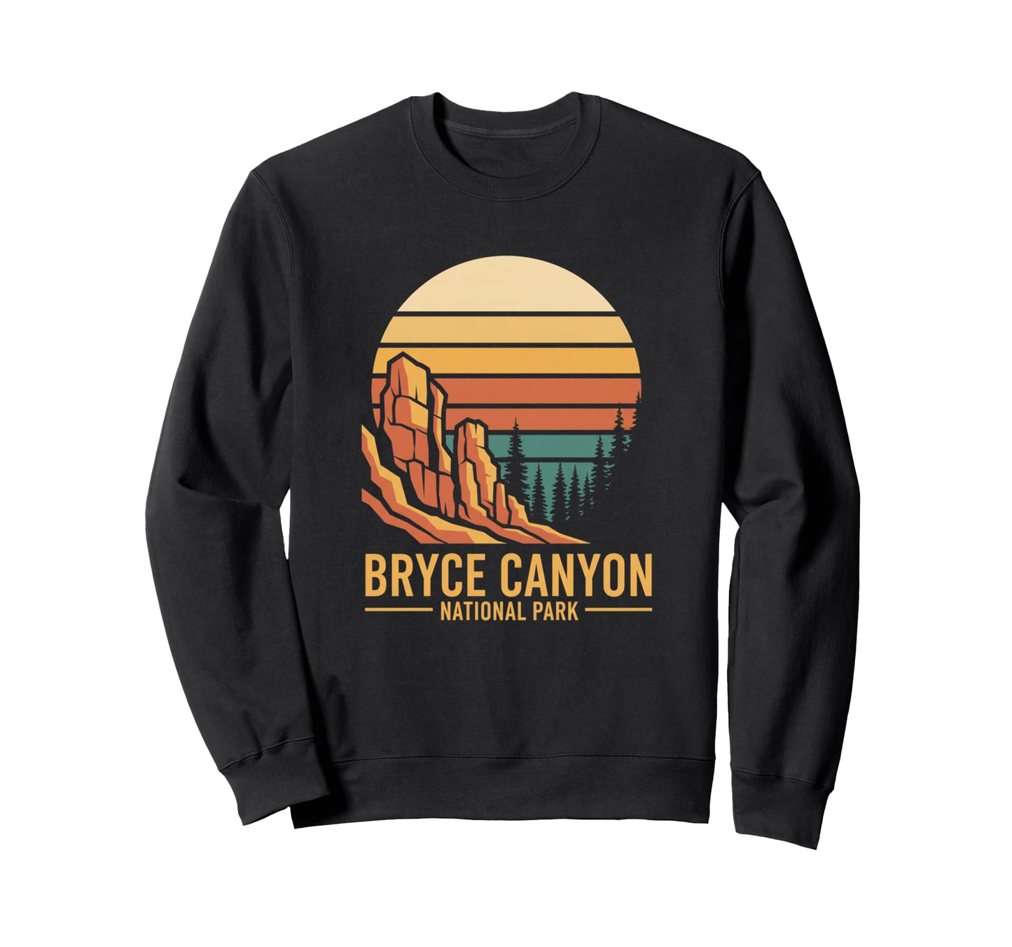 Bryce Canyon National Park Sunset Sweatshirt - Unique Graphic Unisex - T-Shirt, Sweatshirt, Hoodie