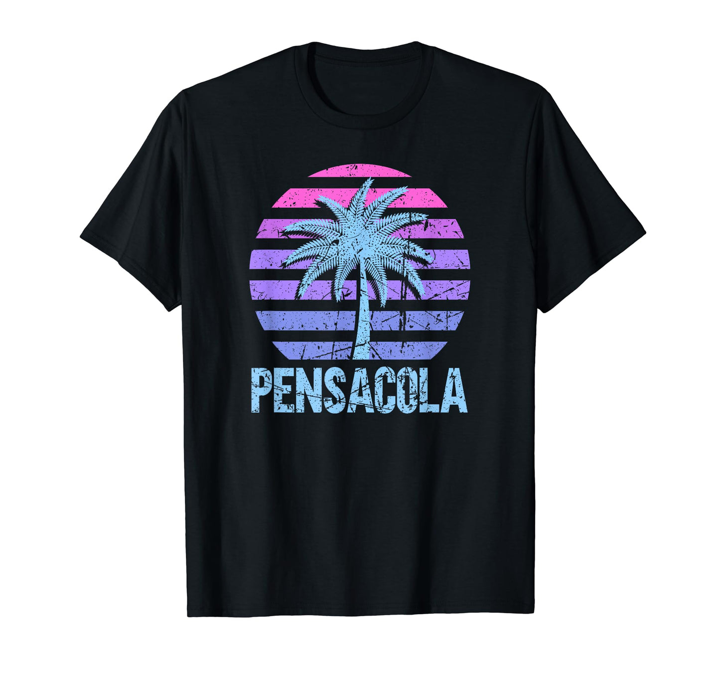 Pensacola Vacation Vaporwave Aesthetic T-Shirt - Novelty Apparel for Adults - T-Shirt, Sweatshirt, Hoodie