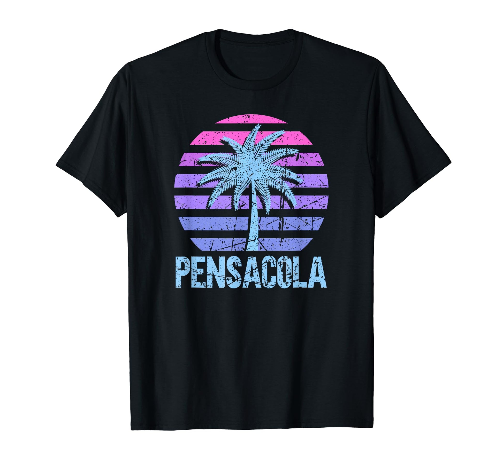 Pensacola Vacation Vaporwave Aesthetic T-Shirt - Novelty Apparel for Adults - T-Shirt, Sweatshirt, Hoodie