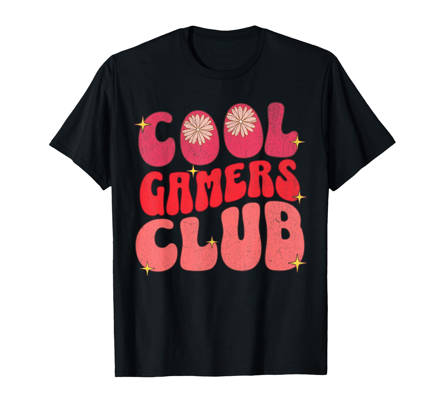 Gamers Club Pastel Typography Gamer T-Shirt - Streetwear Style for Adults - T-Shirt, Sweatshirt, Hoodie