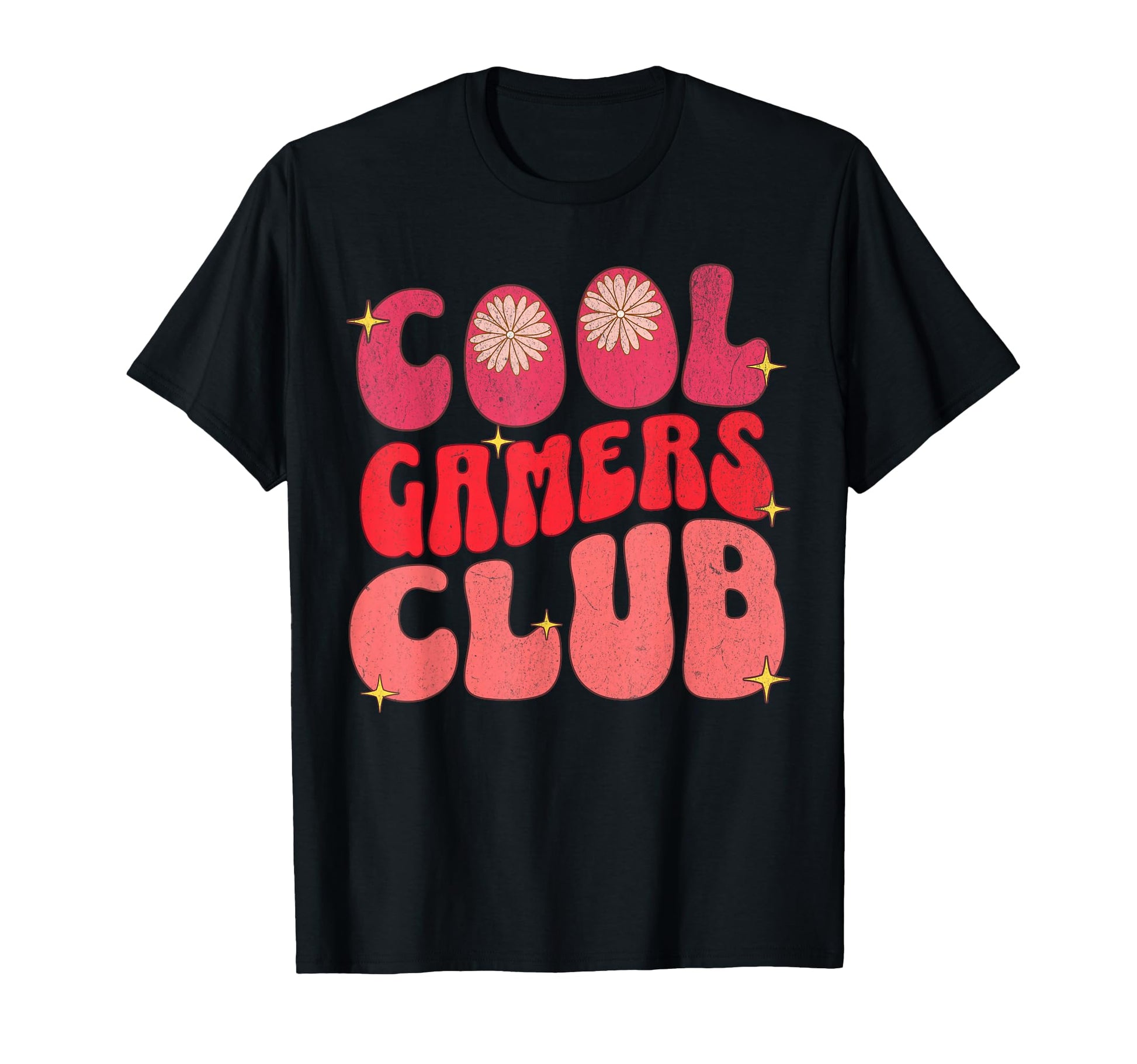 Gamers Club Pastel Typography Gamer T-Shirt - Streetwear Style for Adults - T-Shirt, Sweatshirt, Hoodie