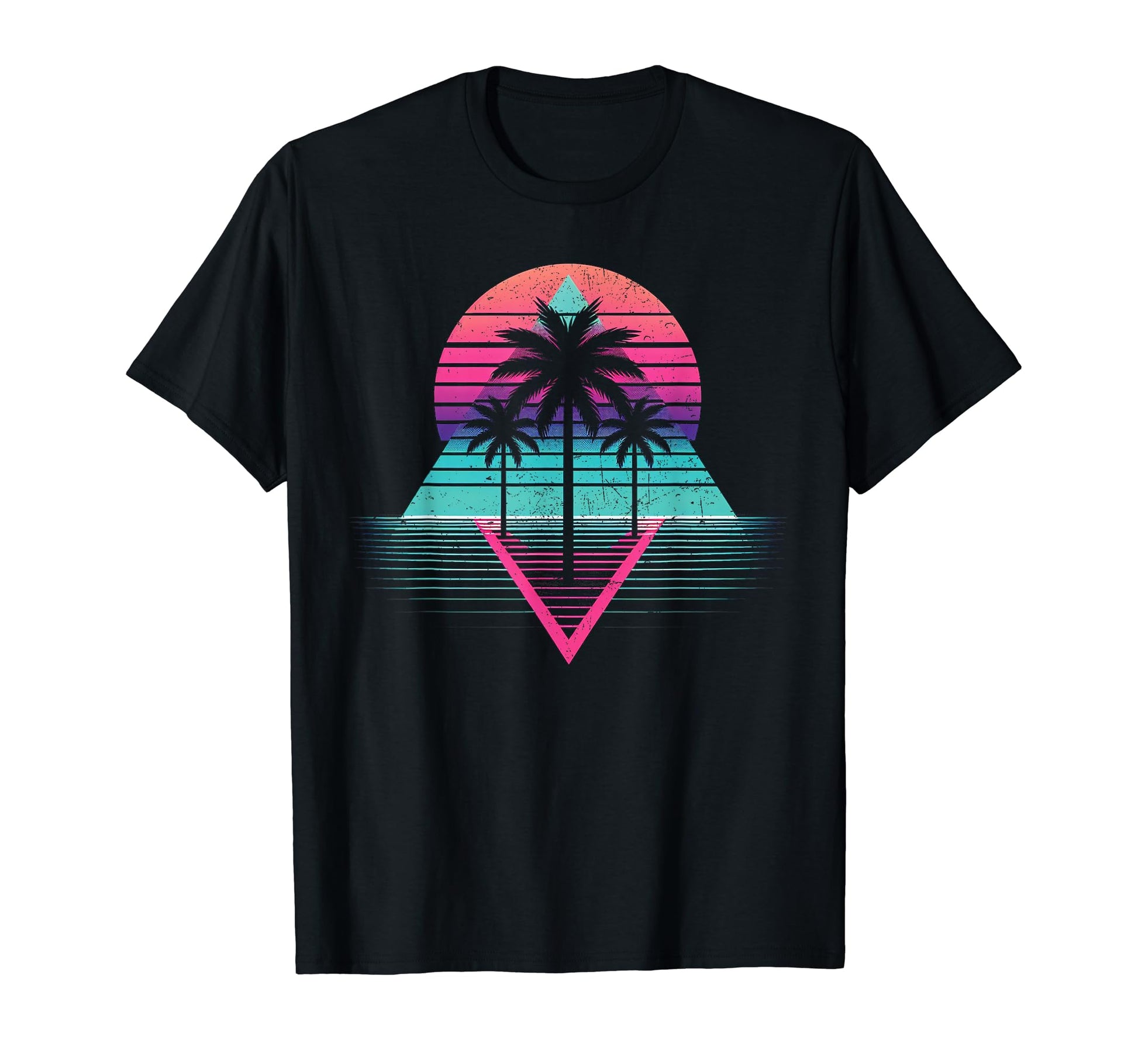 Palm Tree Vaporwave Aesthetic Japanese 80S T-Shirt - Trendy Graphic Unisex - T-Shirt, Sweatshirt, Hoodie