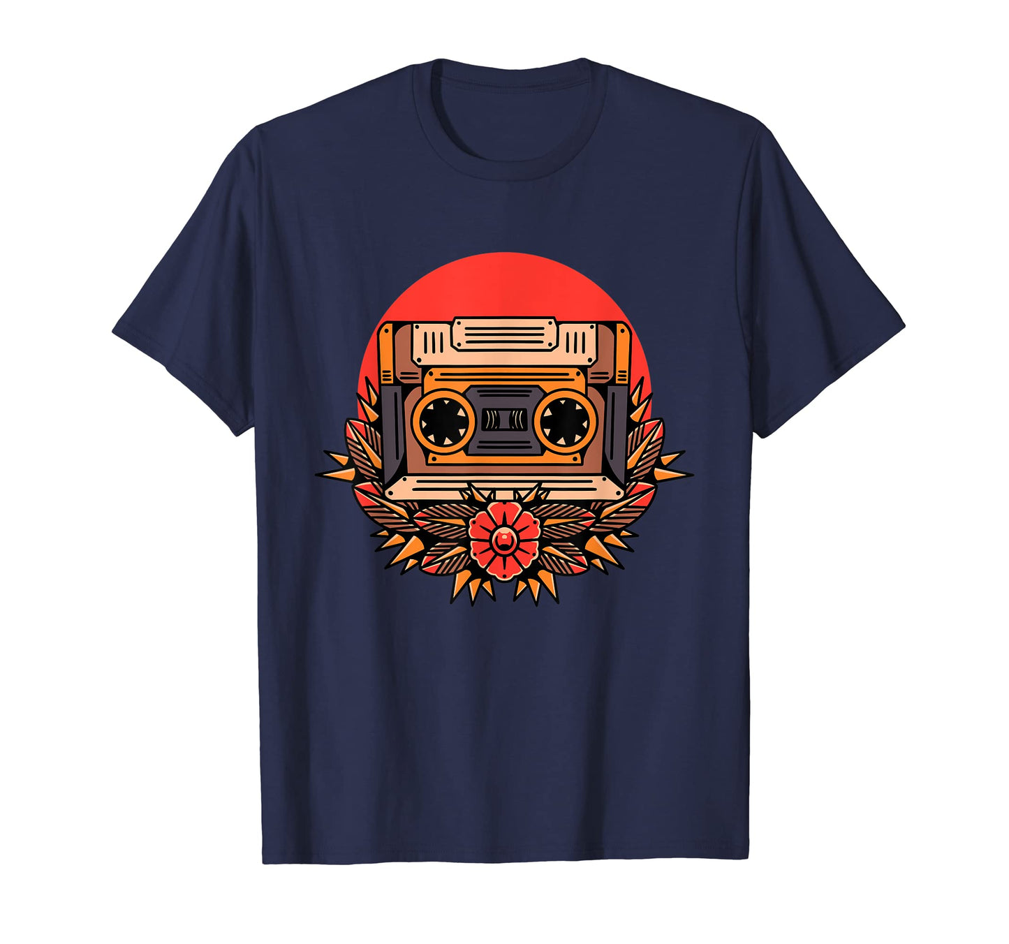 Old School Hip Hop 80S 90S Cassette Tattoo T-Shirt - Graphic Print Unisex - T-Shirt, Sweatshirt, Hoodie