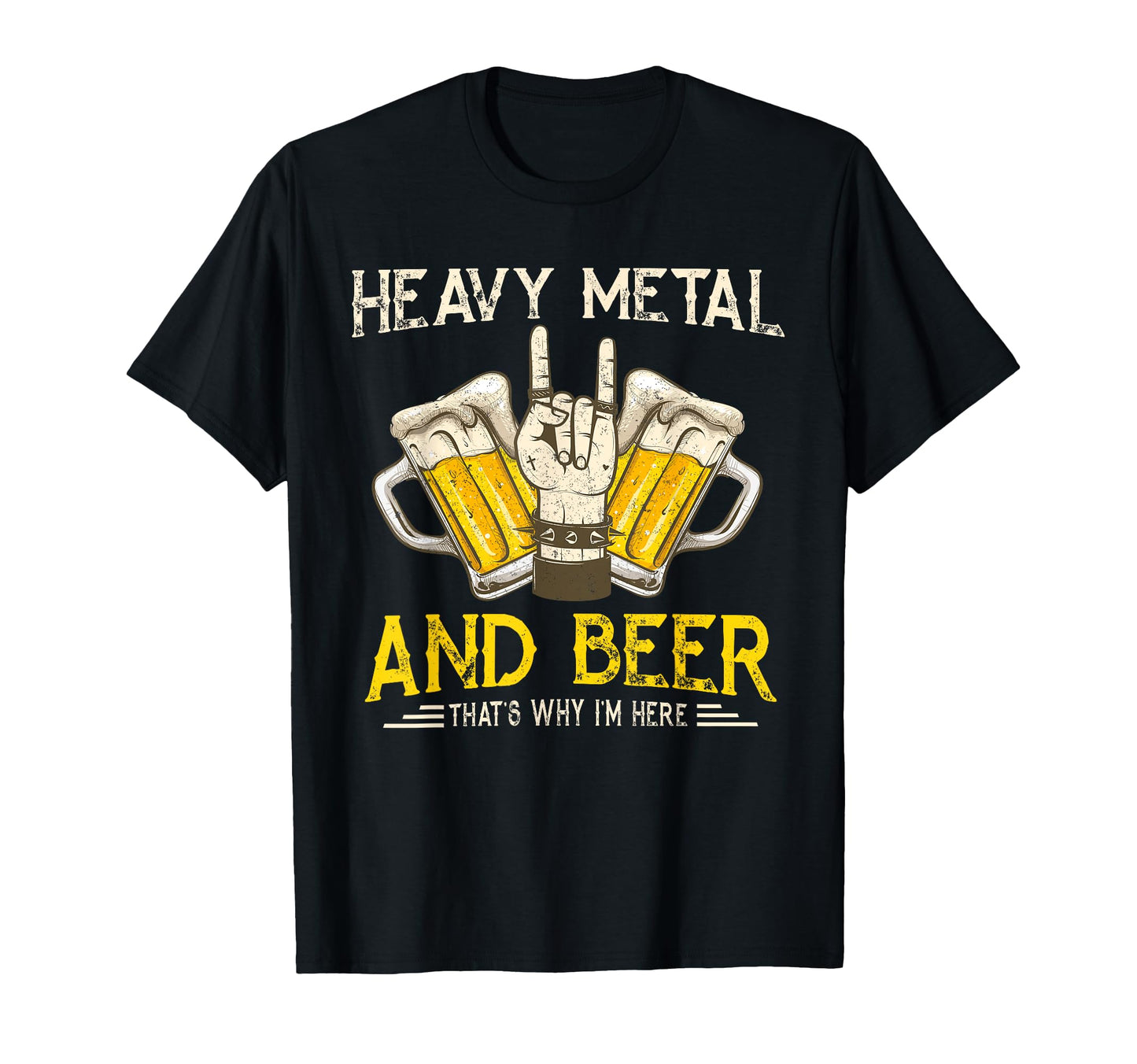 Heavy Metal Beer Chip Fork Metal T-Shirt - Streetwear Style Men Women - T-Shirt, Sweatshirt, Hoodie