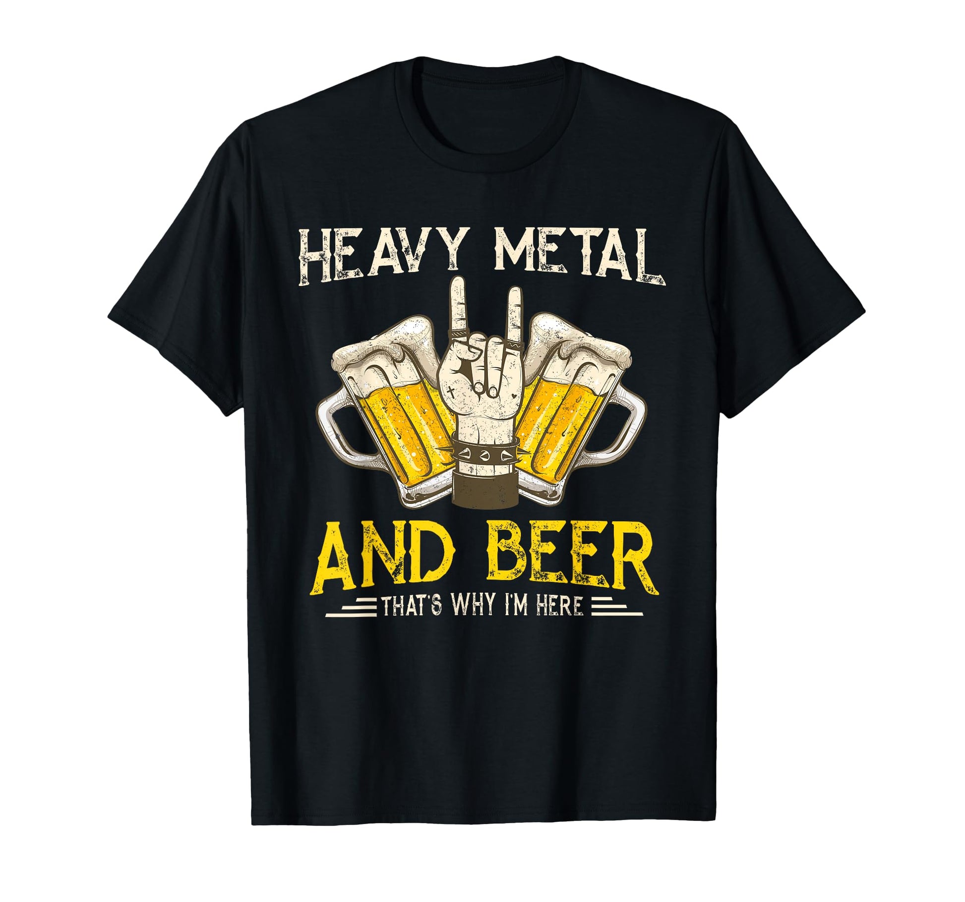 Heavy Metal Beer Chip Fork Metal T-Shirt - Streetwear Style Men Women - T-Shirt, Sweatshirt, Hoodie