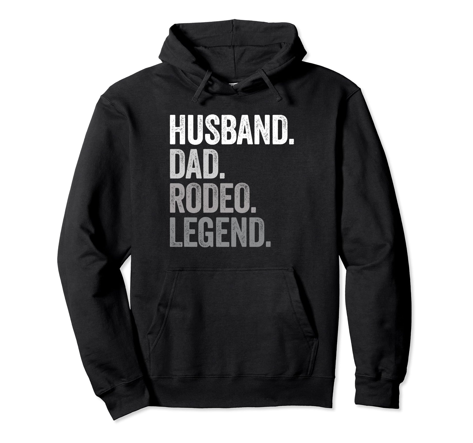 Husband Dad Rodeo Funny Cowboy Country Hoodie - Novelty Apparel for Adults - T-Shirt, Sweatshirt, Hoodie
