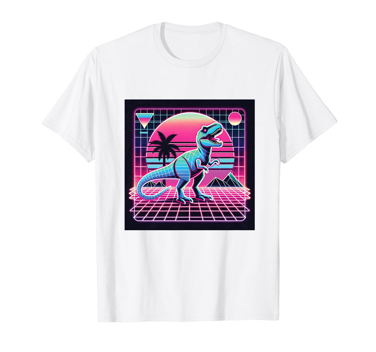 Retrowave Synthwave Aesthetic T-Shirt - Fun Novelty Design for Adults - T-Shirt, Sweatshirt, Hoodie