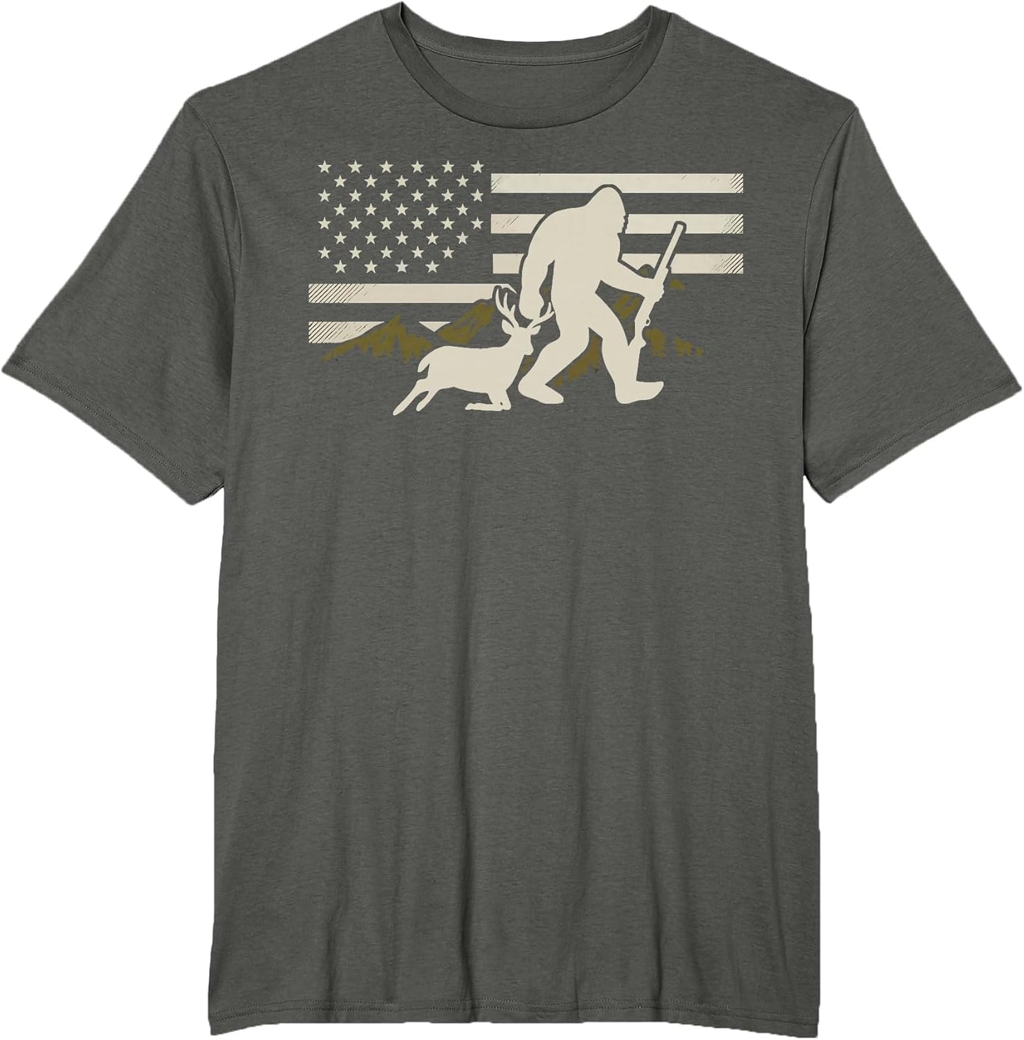 Deer Hunting Hunter Buck Season Sasquatch - Adult & Kids T-Shirts, Sweatshirts & Hoodies apparel design preview 1