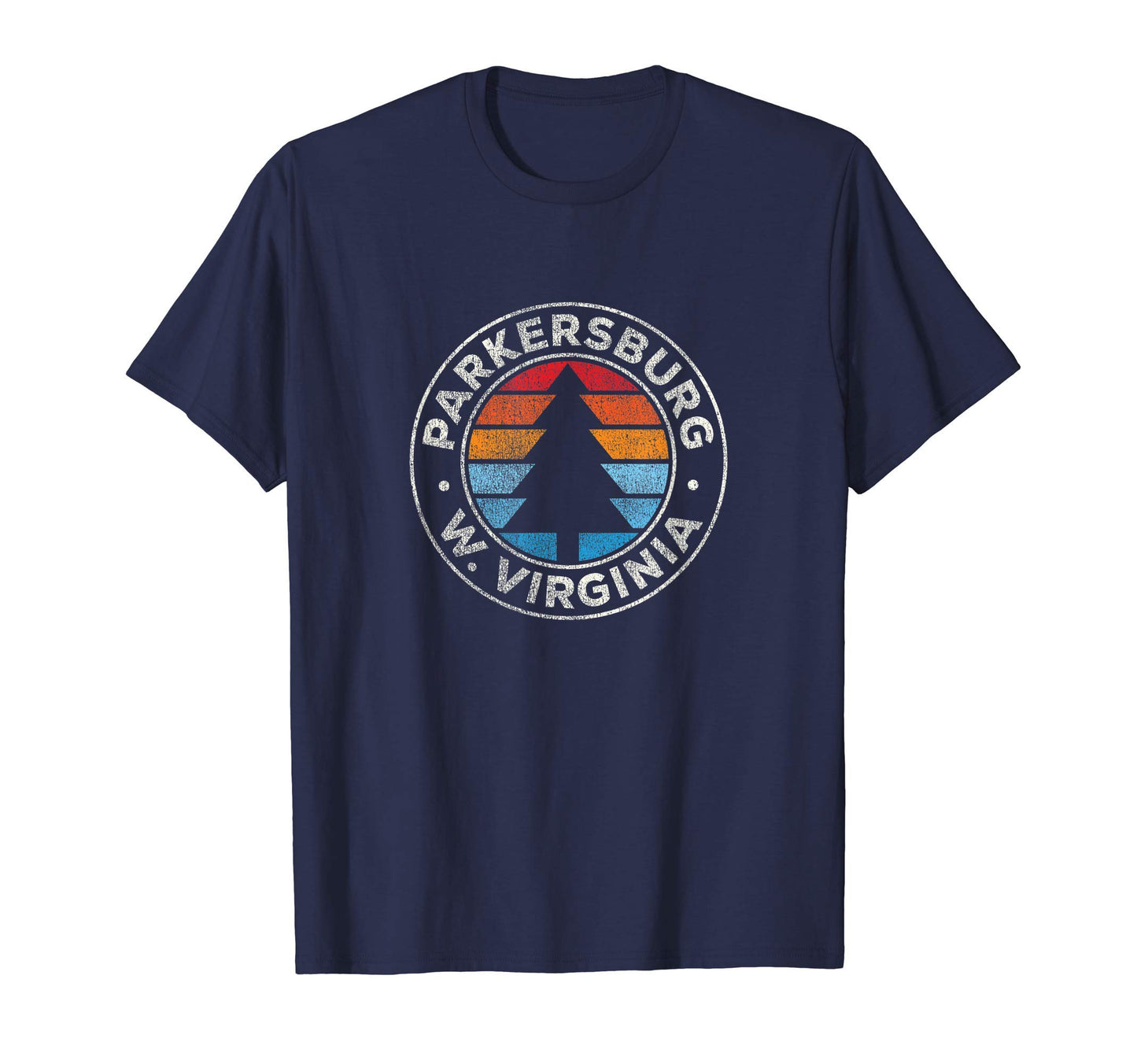 Parkersburg West Virginia Wv 70S T-Shirt - Trendy Graphic for Adults - T-Shirt, Sweatshirt, Hoodie