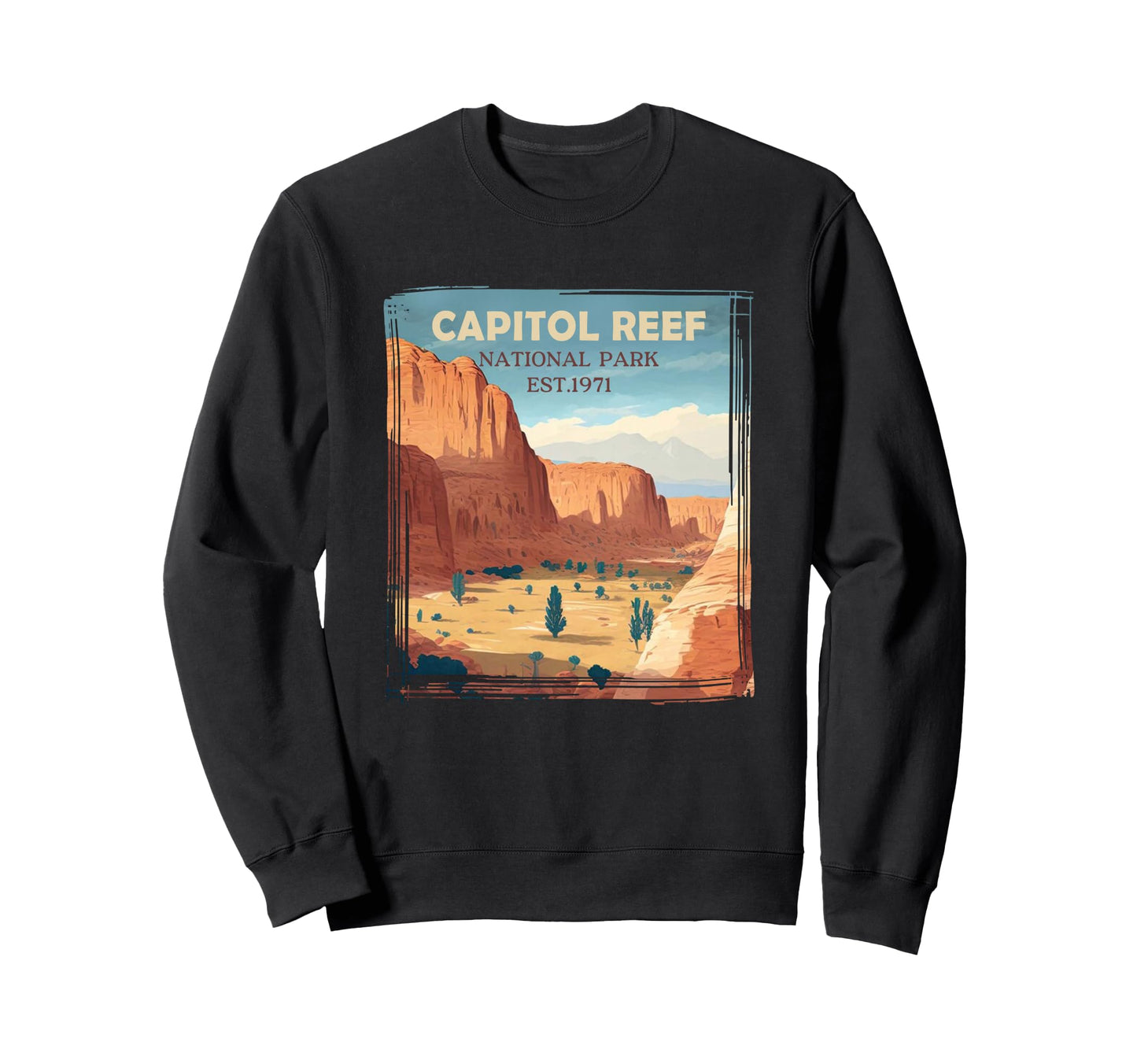 Capitol Reef National Park Family Sweatshirt - Streetwear Style for Adults - T-Shirt, Sweatshirt, Hoodie