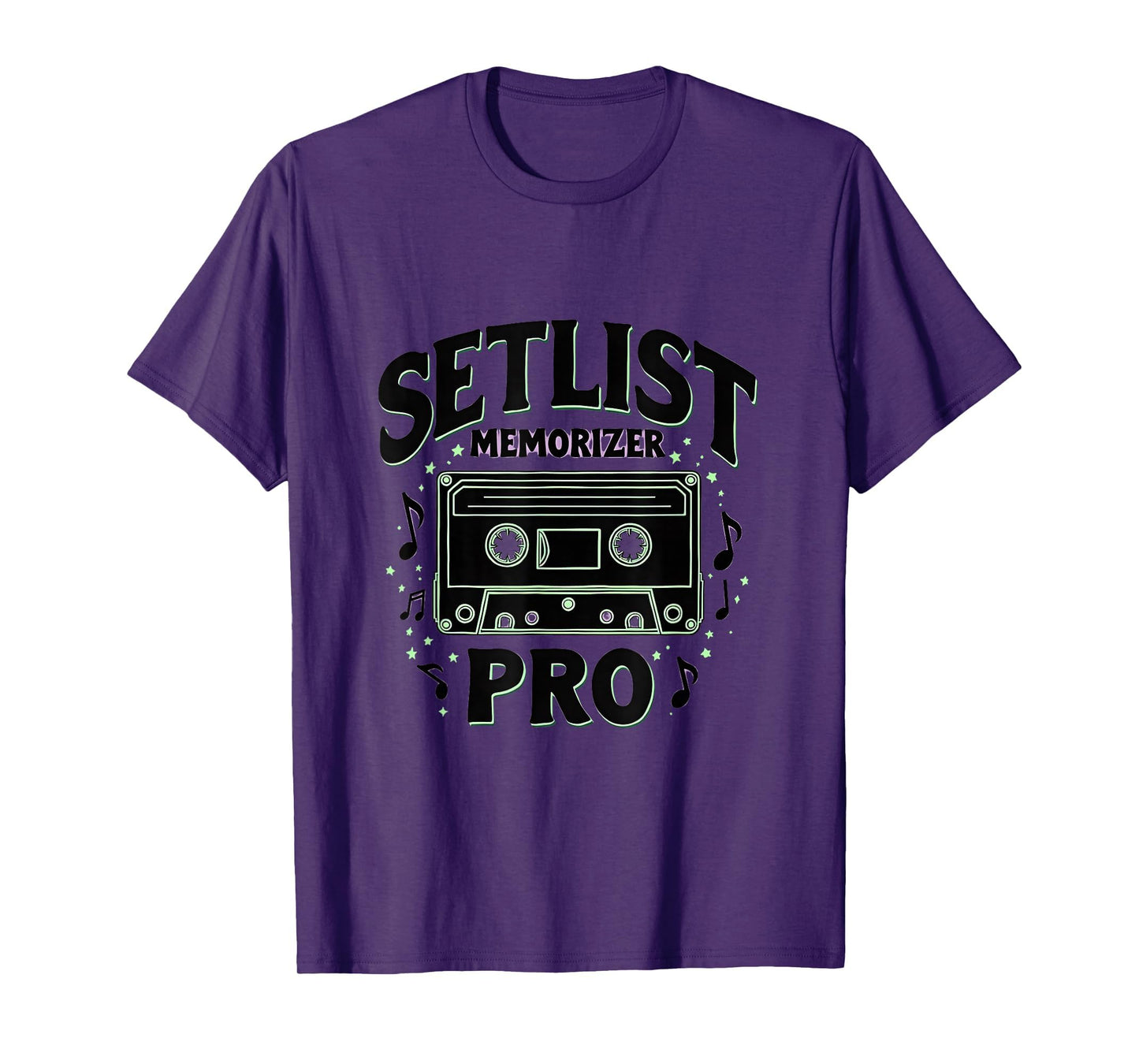 Setlist Memorizer Pro 90S Band Fan T-Shirt - Minimalist Print for Adults - T-Shirt, Sweatshirt, Hoodie