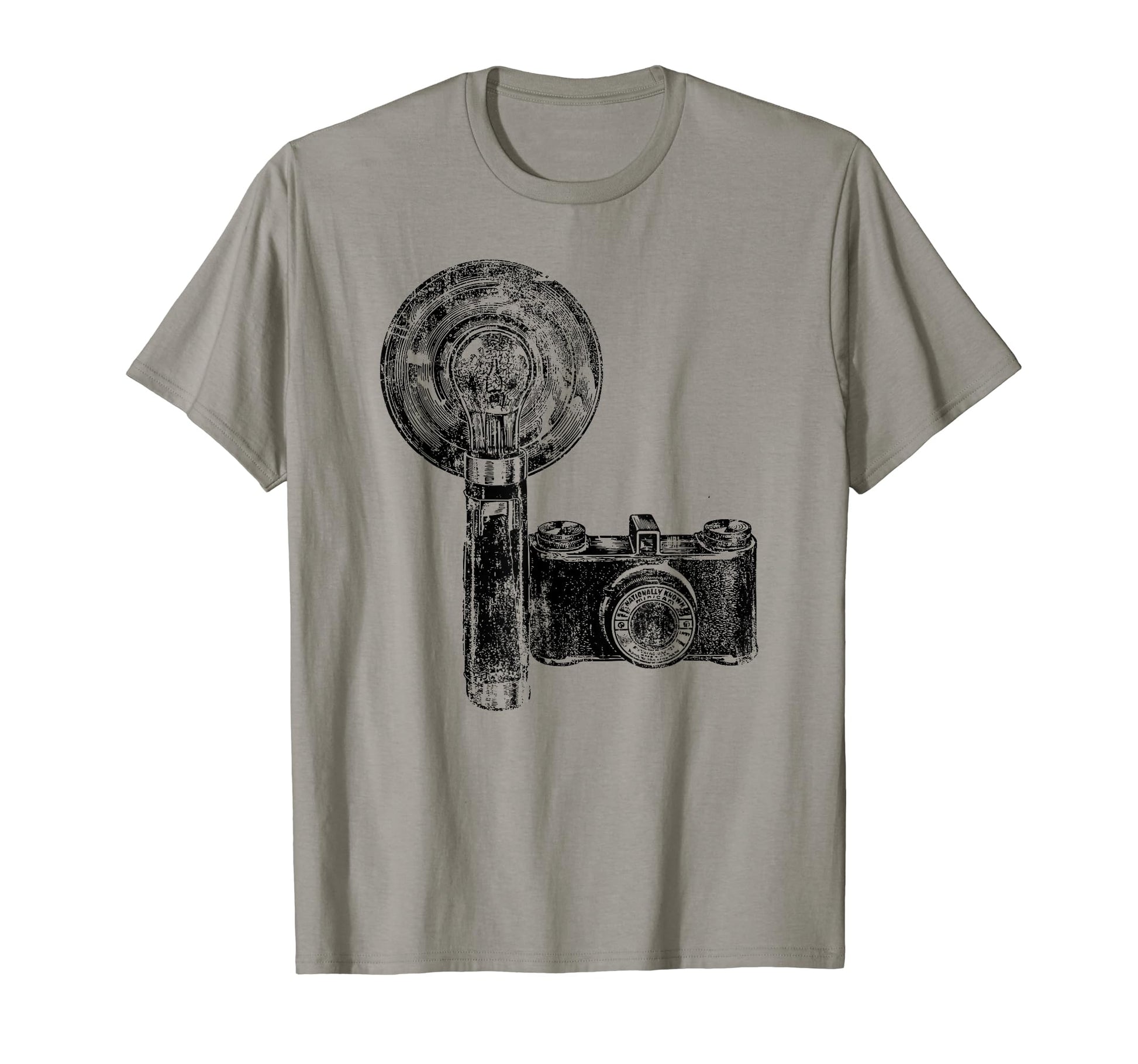 Camera Big Flash Antique 35 Mm Film Lovers T-Shirt - Novelty Apparel Unisex - T-Shirt, Sweatshirt, Hoodie