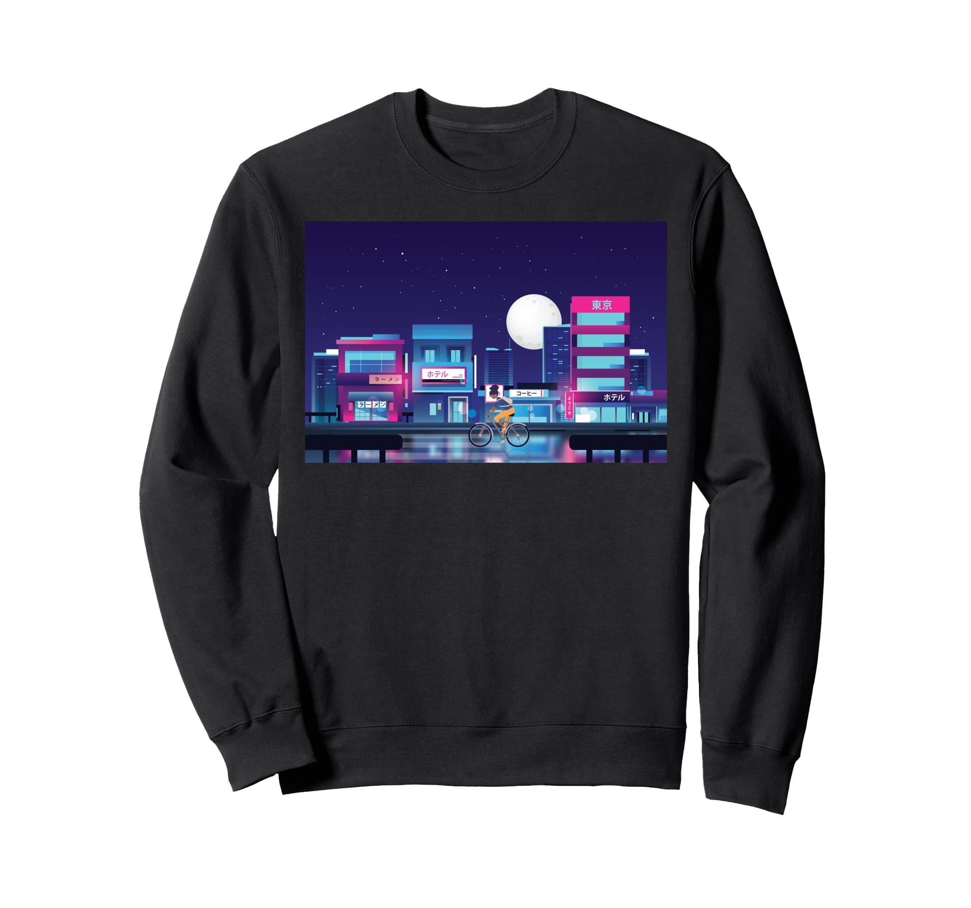Manga Anime Vaporwave Aesthetic Sweatshirt - Minimalist Print for Adults - T-Shirt, Sweatshirt, Hoodie