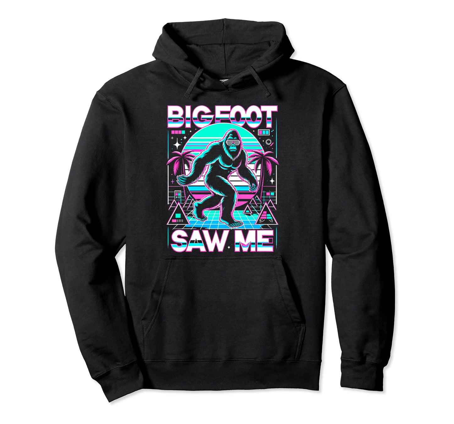 Bigfoot Saw Me But Nobody Believes Him Hoodie - Novelty Apparel Men Women - T-Shirt, Sweatshirt, Hoodie