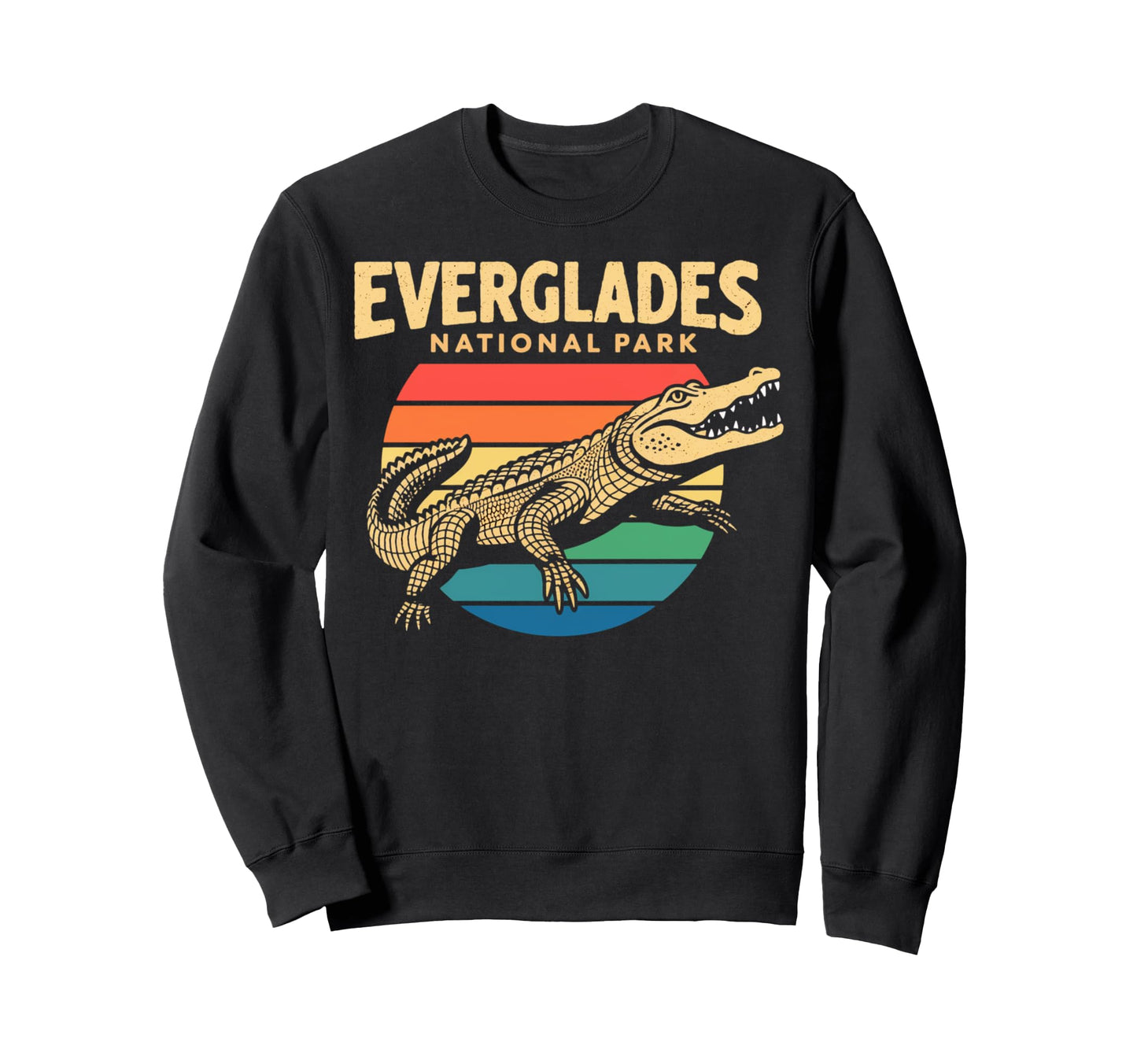 Everglades National Park Alligator Sweatshirt - Custom Art Print Unisex - T-Shirt, Sweatshirt, Hoodie