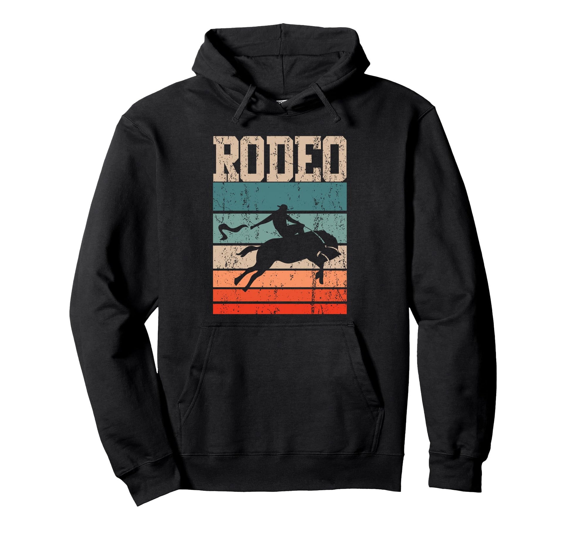 Rodeo Cowboy Horse Riding Western Gift Hoodie - Minimalist Print Unisex - T-Shirt, Sweatshirt, Hoodie