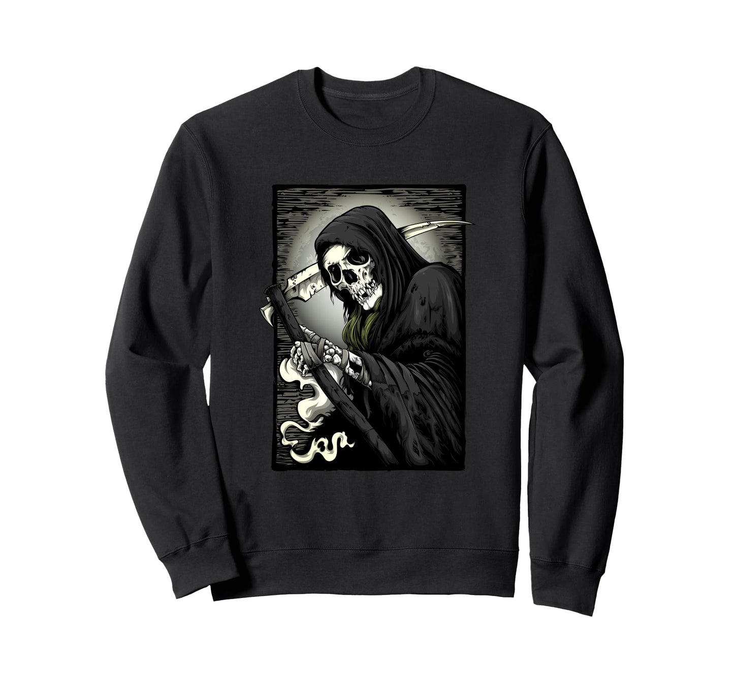 Grim Reaper Halloween Dead Sweatshirt - Casual Everyday Wear Unisex - T-Shirt, Sweatshirt, Hoodie