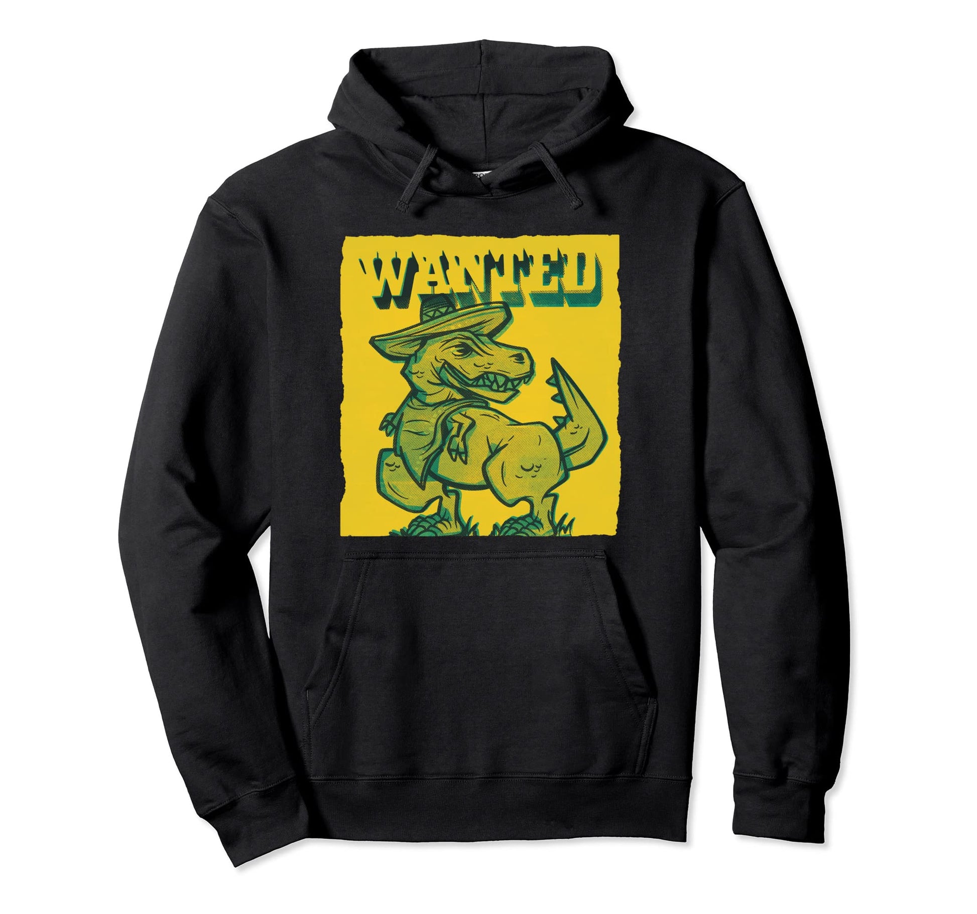 Funny T Rex Dinosaur Wanted Funny Hoodie - Fun Novelty Design for Adults - T-Shirt, Sweatshirt, Hoodie
