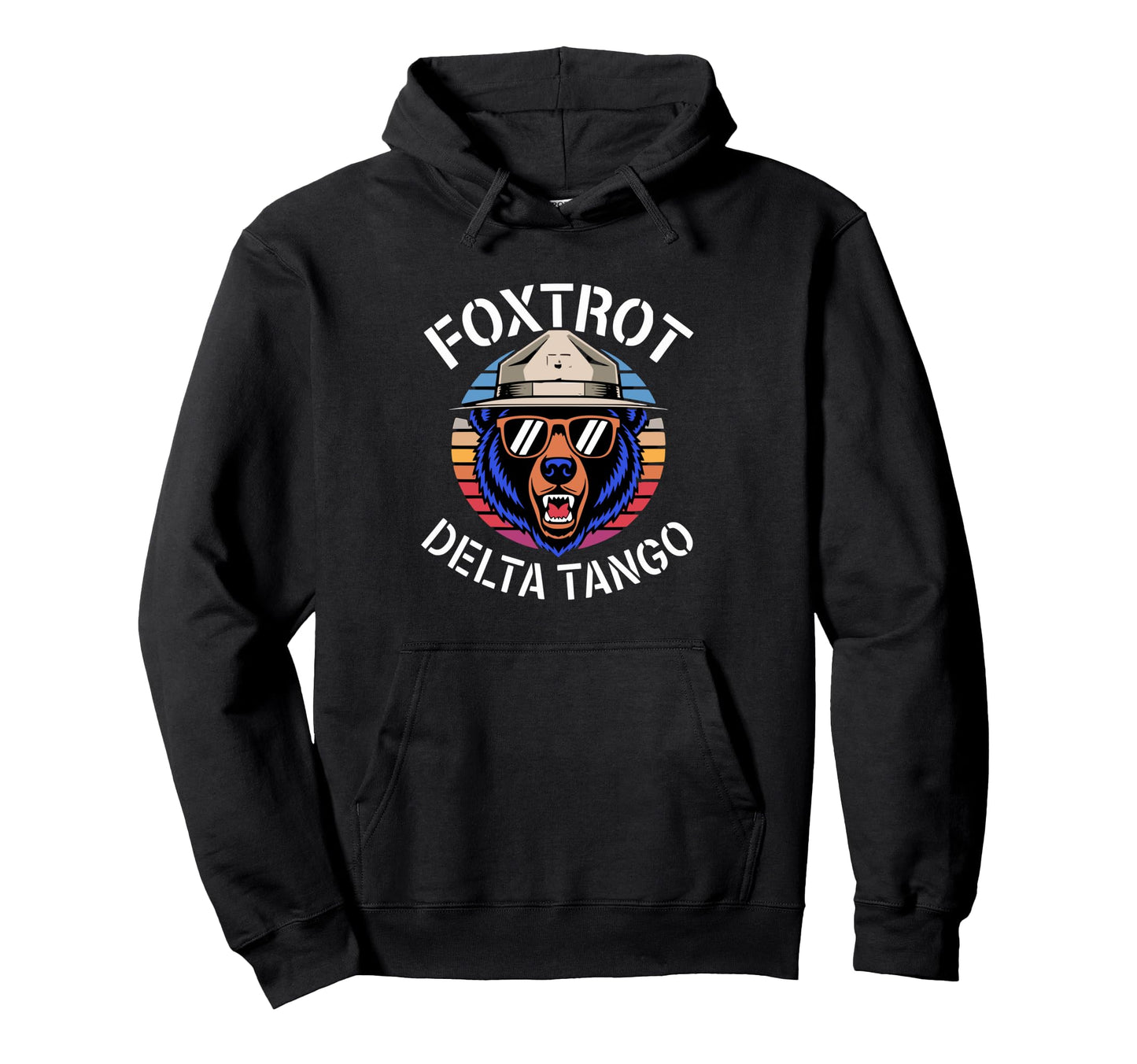 National Park Ranger Bear Foxtrots Hoodie - Novelty Apparel for Adults - T-Shirt, Sweatshirt, Hoodie
