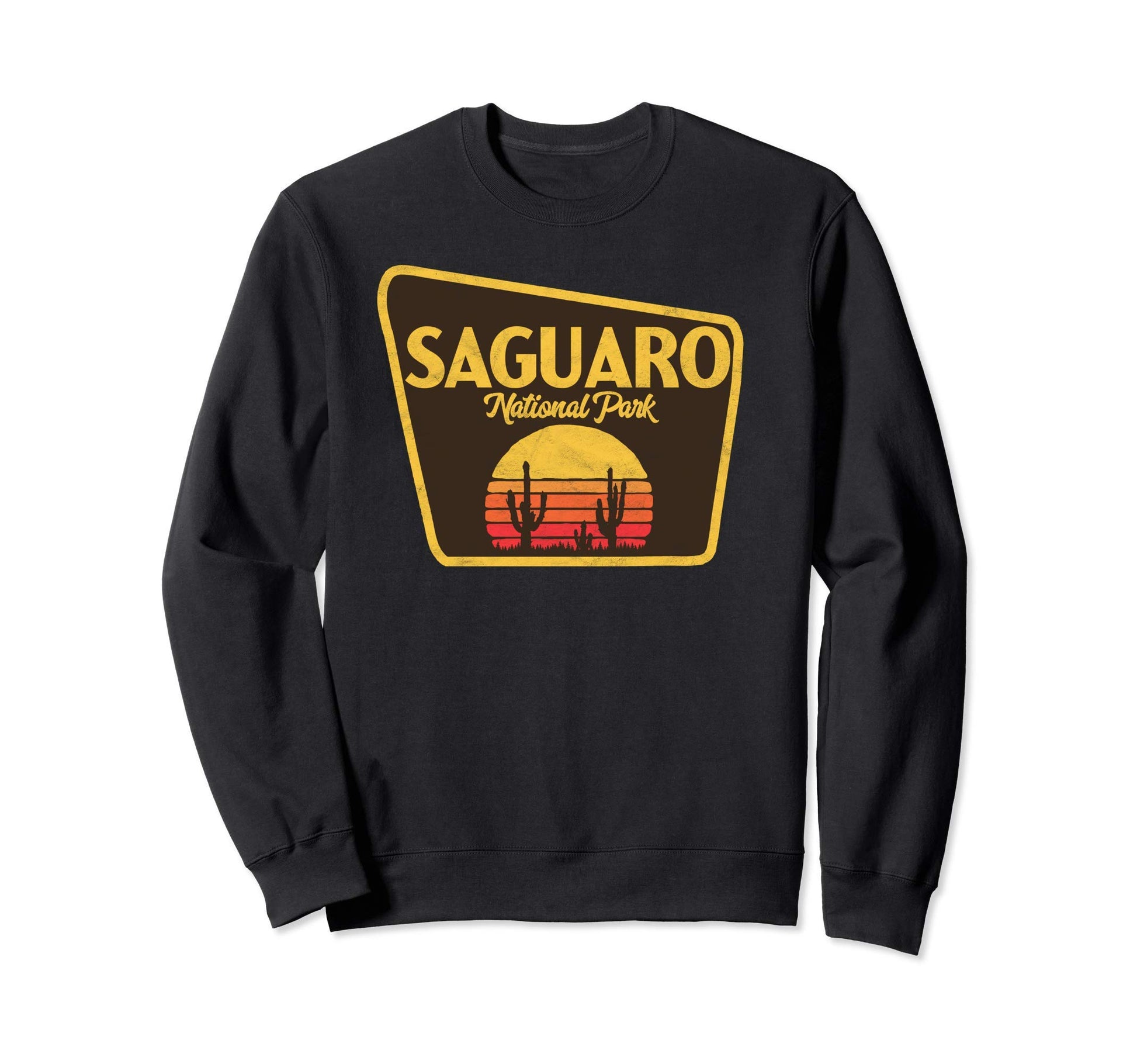 Saguaro National Park Sign Sweatshirt - Unique Graphic for Adults - T-Shirt, Sweatshirt, Hoodie