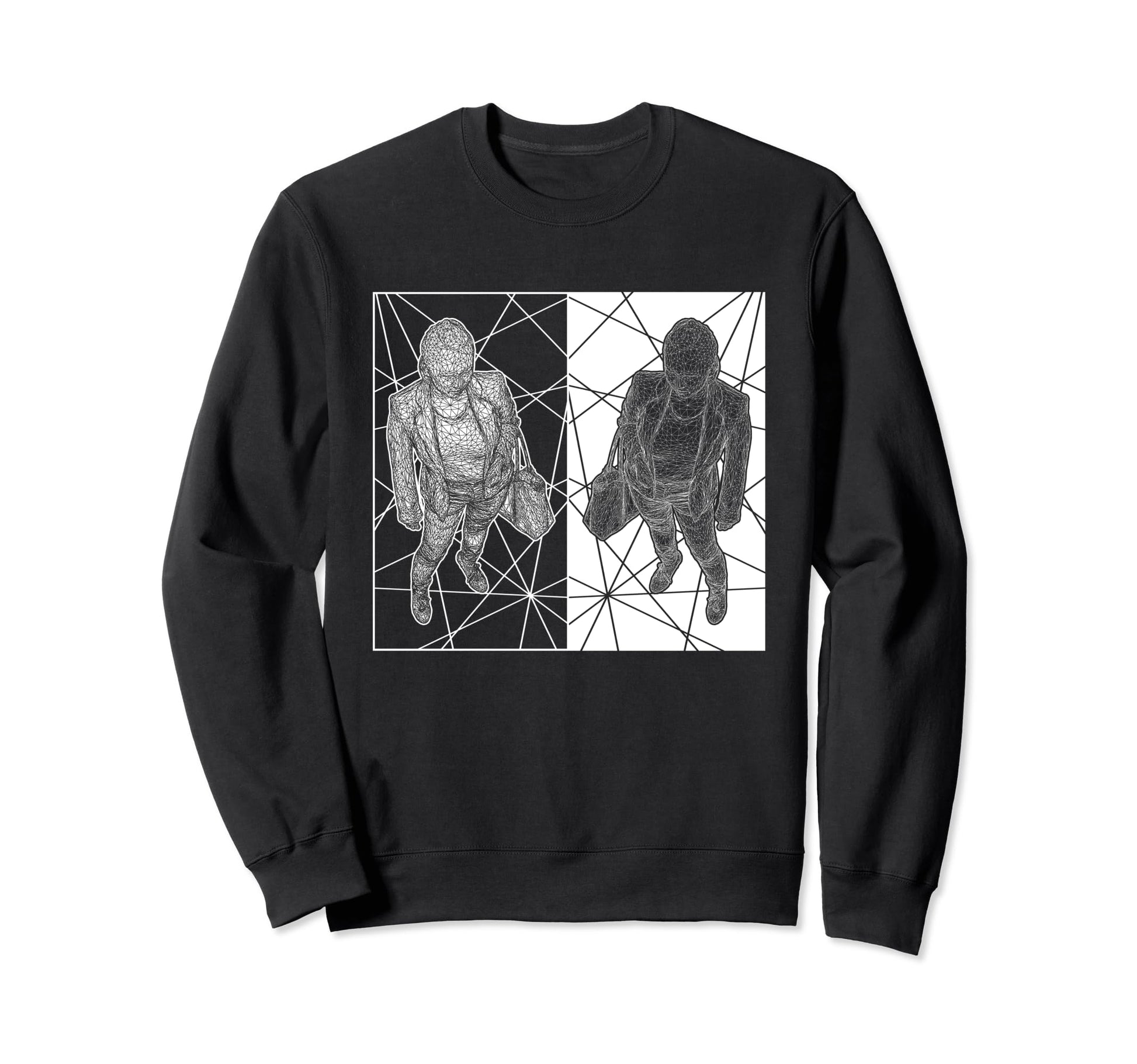 Judged Glitch Aesthetic Judged Tokyo Sweatshirt - Custom Art Print Unisex - T-Shirt, Sweatshirt, Hoodie