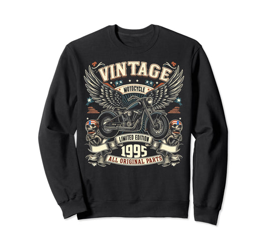 1995 Born 1995 29Th Birthday Sweatshirt - Aesthetic Graphic for Adults - T-Shirt, Sweatshirt, Hoodie
