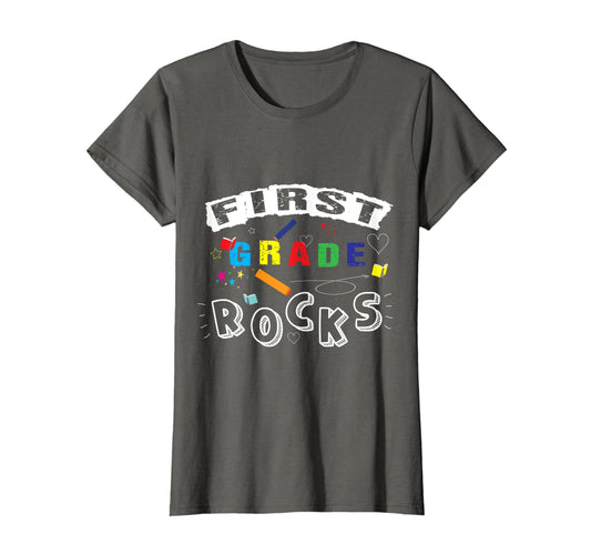 1St Grade Teacher I Ready To Rocks T-Shirt - Novelty Apparel Men Women - T-Shirt, Sweatshirt, Hoodie