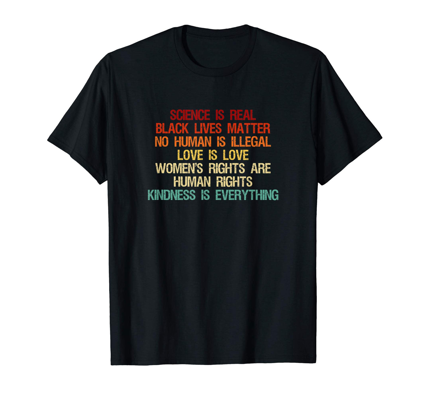 Science Is Real Black Lives Matter Lgbt T-Shirt - Graphic Print Men Women - T-Shirt, Sweatshirt, Hoodie