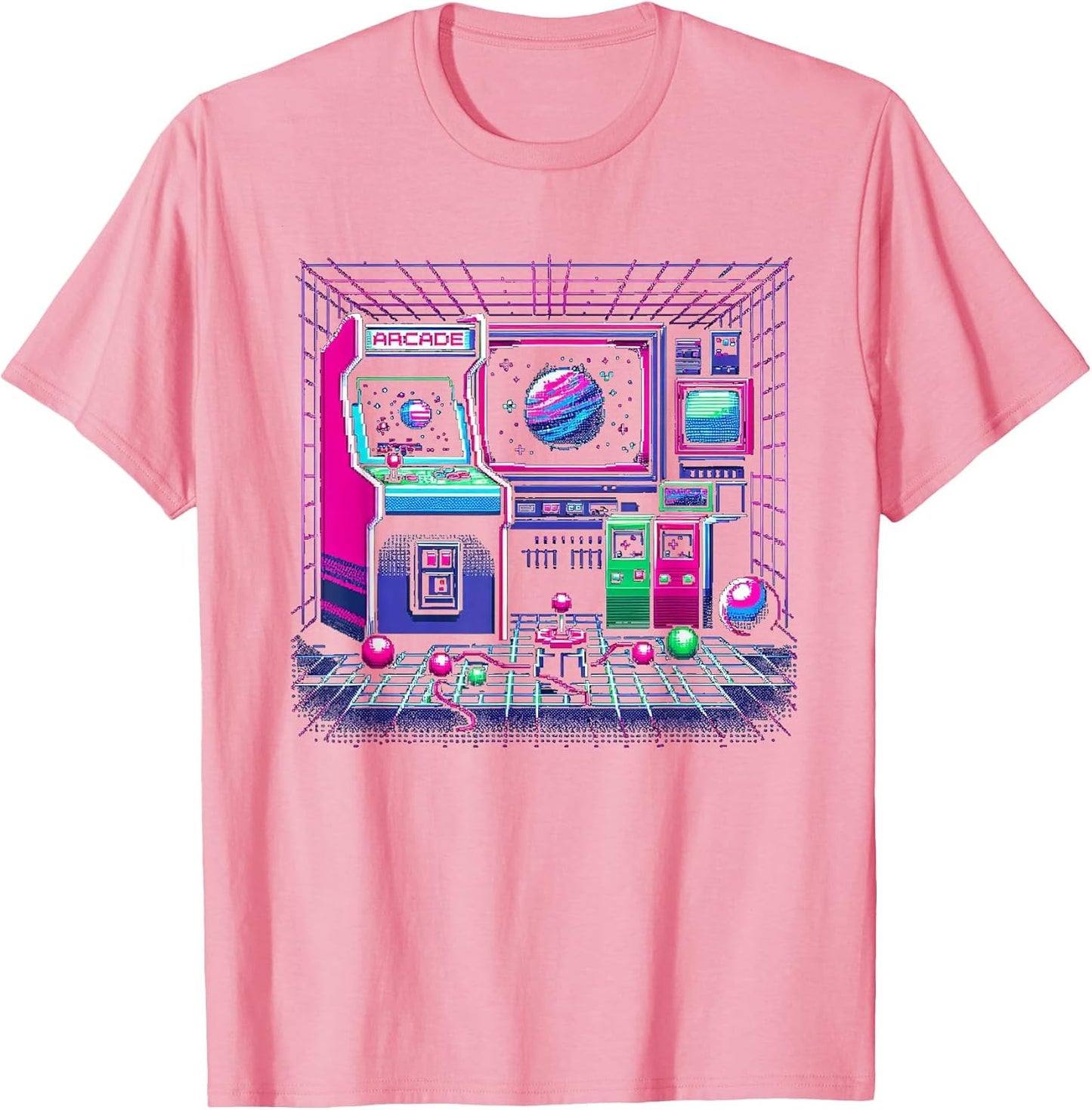 Retro Arcade - Adult & Kids T-Shirts, Sweatshirts & Hoodies apparel design preview 1