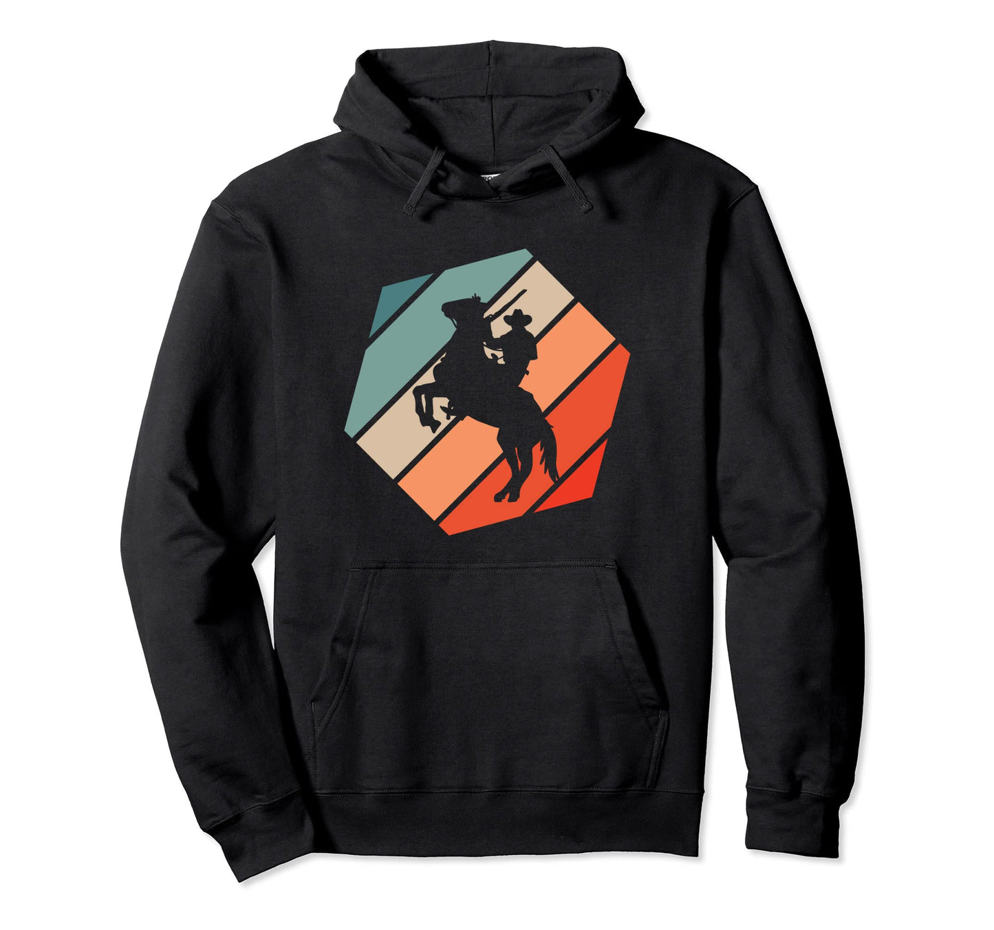 Cowboy Horse Pesade Hoodie - Trendy Graphic for Adults - T-Shirt, Sweatshirt, Hoodie