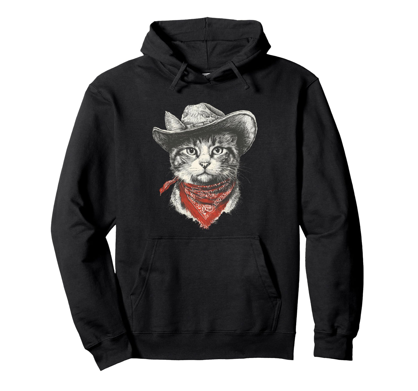 Western Country Cowgirl Funny Cowboy Hoodie - Minimalist Print for Adults - T-Shirt, Sweatshirt, Hoodie