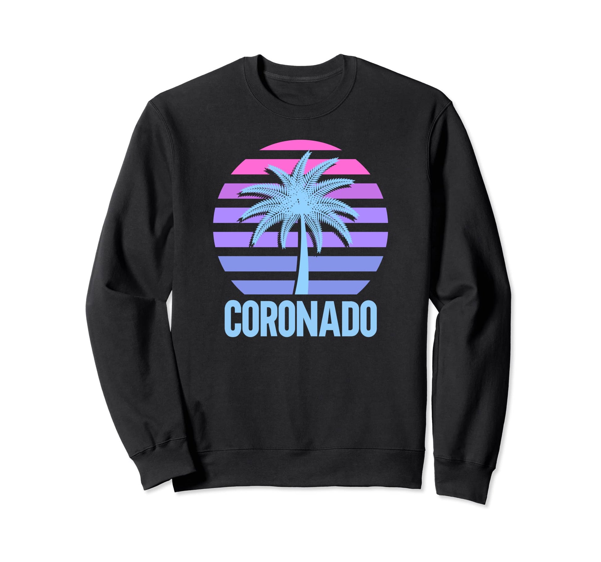 Coronado Vacation Vaporwave Sweatshirt - Streetwear Style for Adults - T-Shirt, Sweatshirt, Hoodie