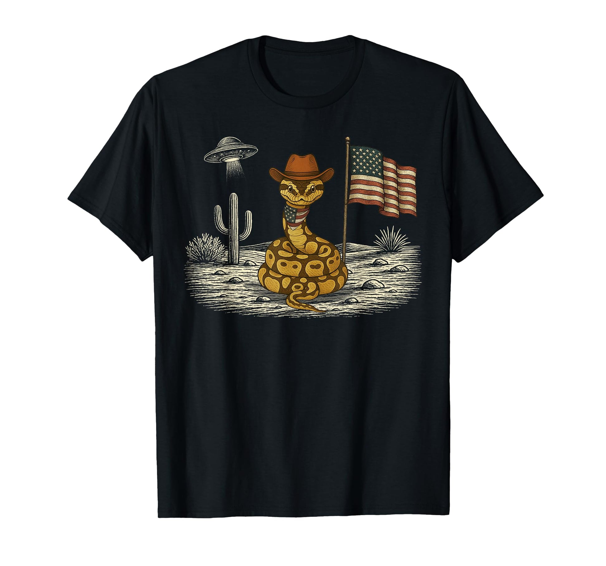 Ball Python Snake 4Th July Us American T-Shirt - Minimalist Print Unisex - T-Shirt, Sweatshirt, Hoodie