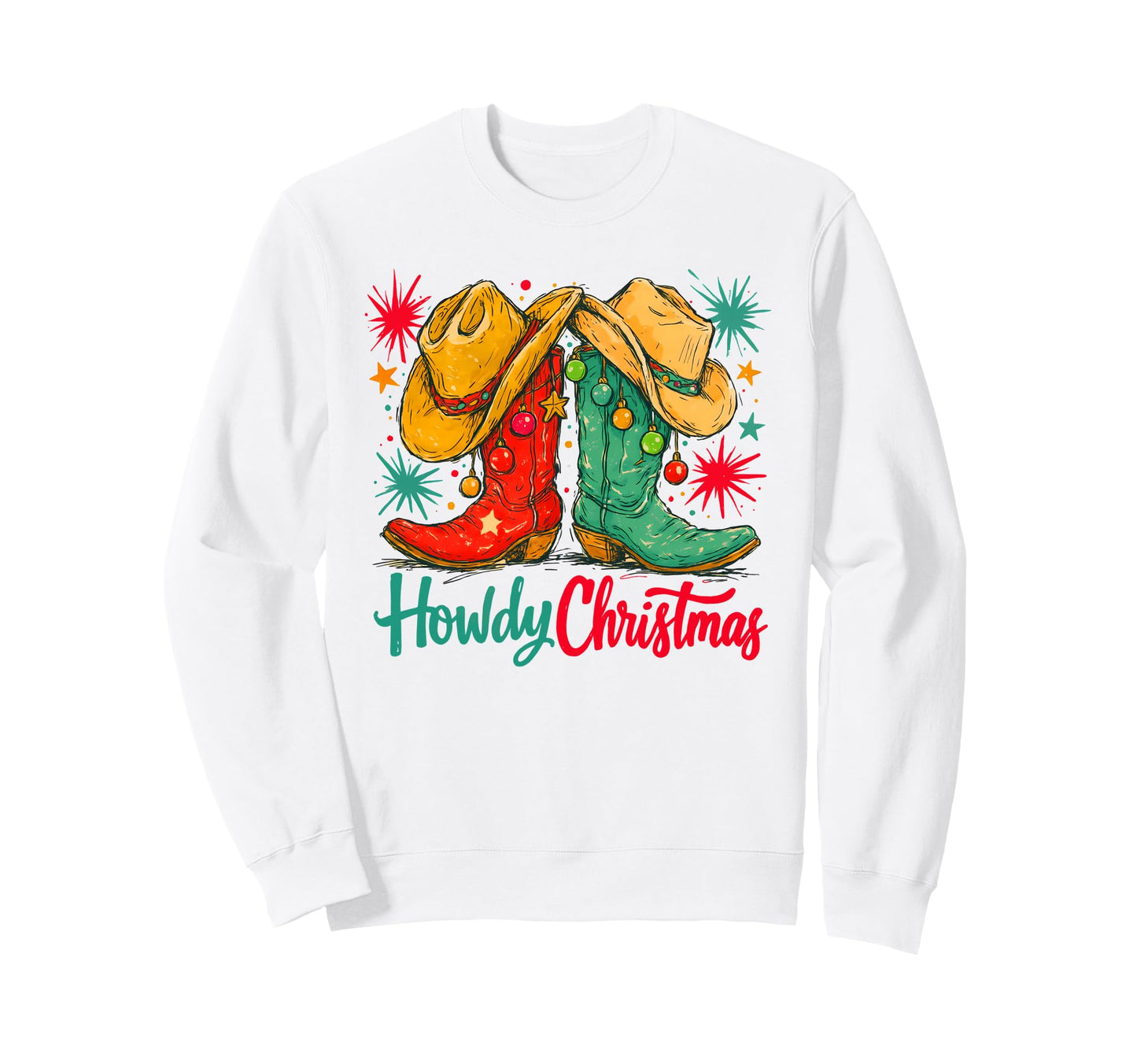 Coquette Howdy Western Tree Sweatshirt - Casual Everyday Wear Unisex - T-Shirt, Sweatshirt, Hoodie